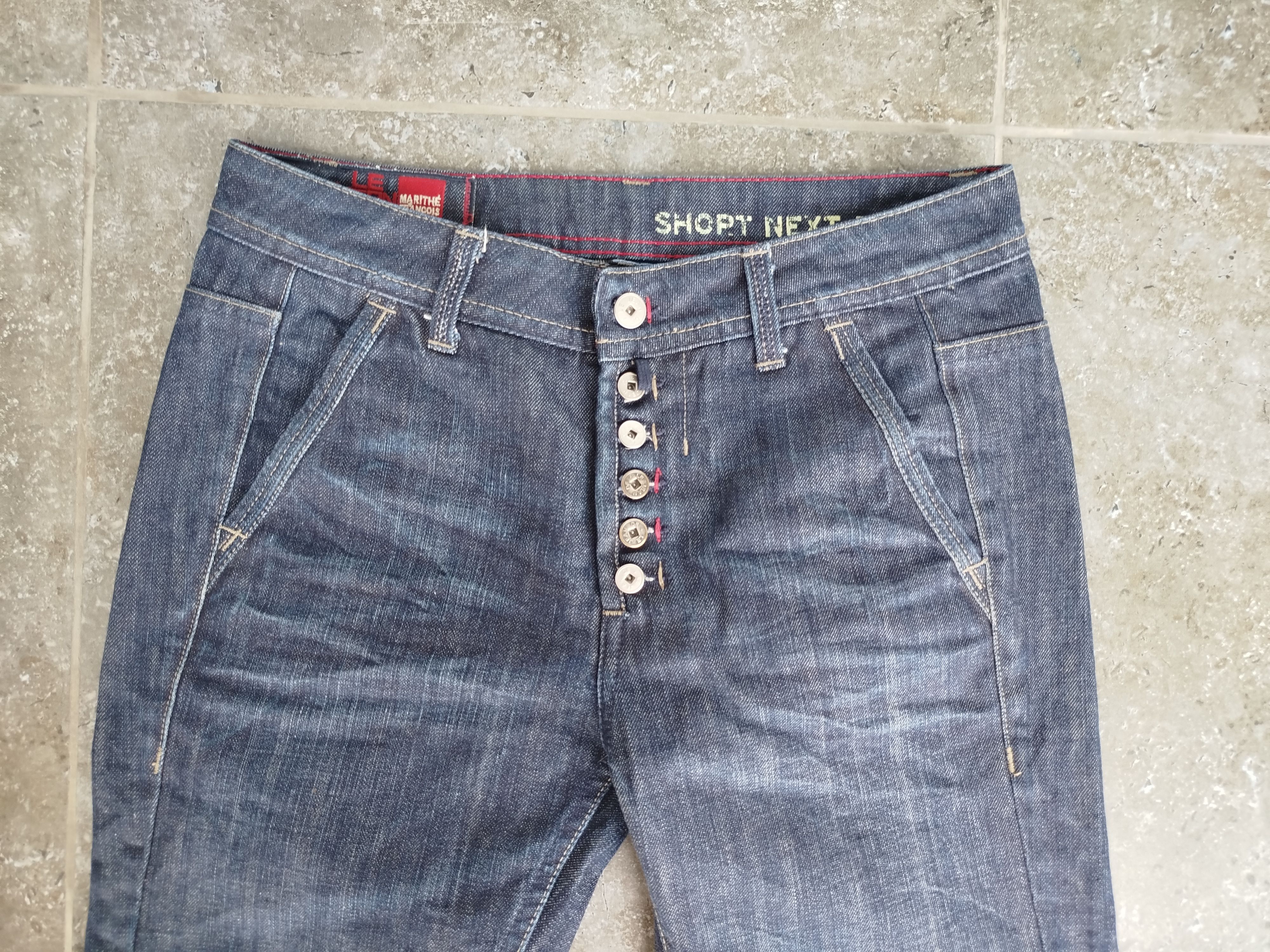 Marithe + Francois Girbaud Jeans Capri Boyfriend Demin Vintage Y2K Size 27/S Size 27" / US 4 / IT 40 - 3 Thumbnail
