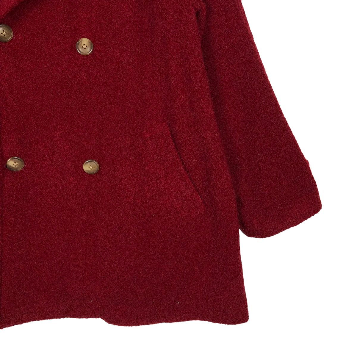 Yohji Yamamoto 🔥Rich Red Double Collar Breast Wool Jacket Iwish Y’s Japan Size US M / EU 48-50 / 2 - 5 Thumbnail
