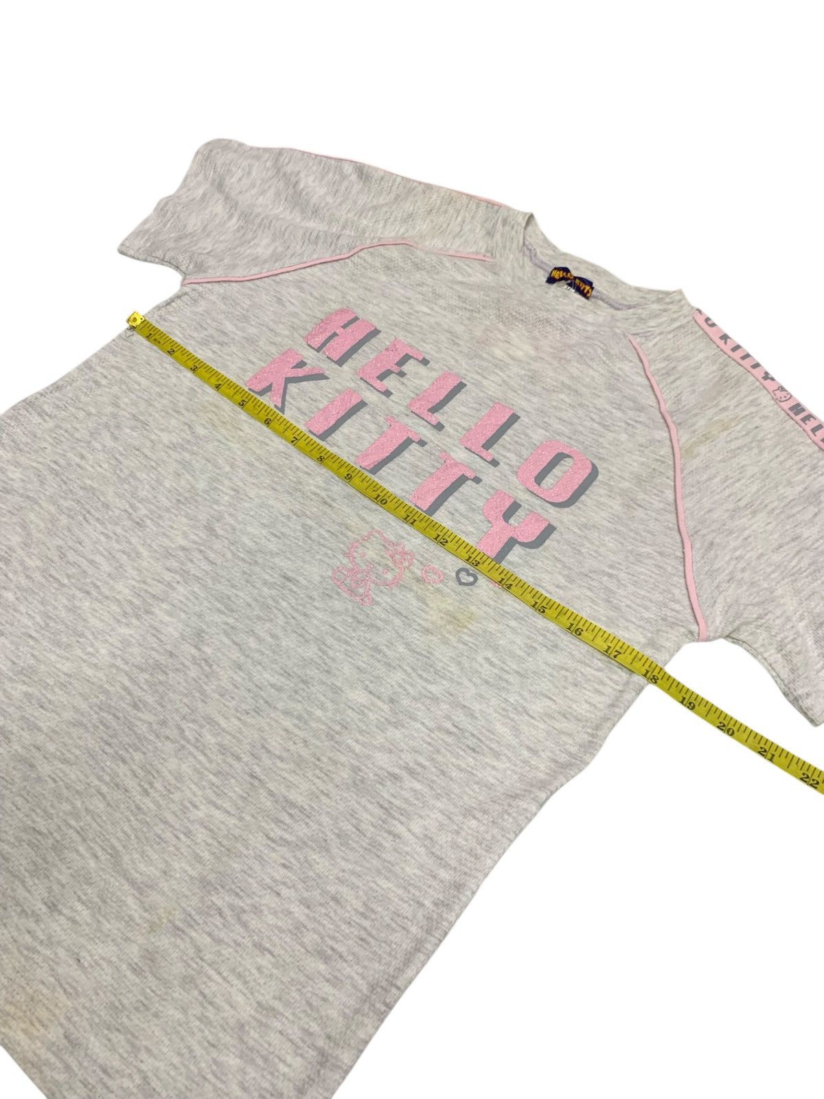Japanese Brand Vintage Hello Kitty Big Logo With Tag T Shirt Size M / US 6-8 / IT 42-44 - 7 Thumbnail