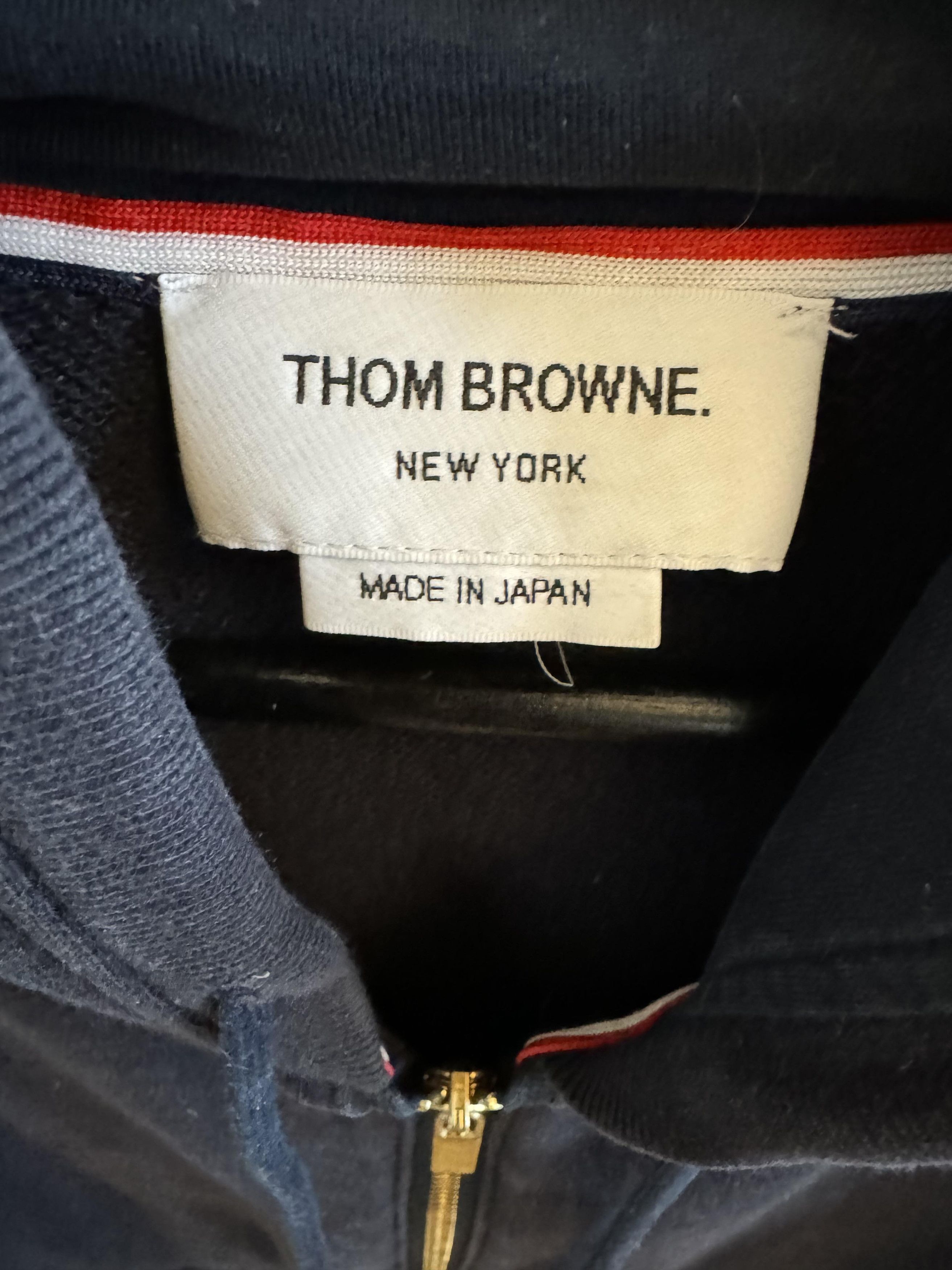 Thom Browne Thom Browne Zip Hoodie Size US L / EU 52-54 / 3 - 5 Thumbnail