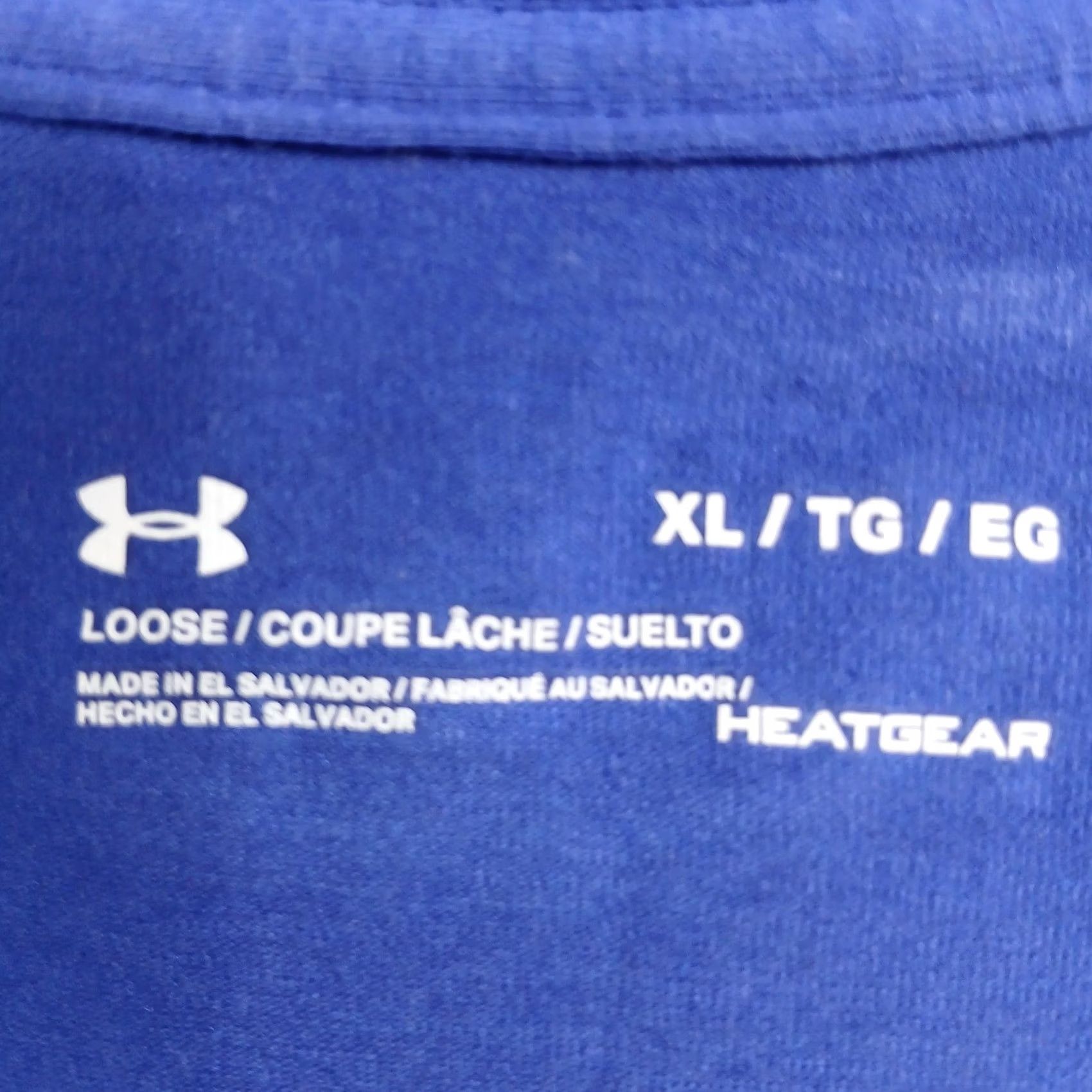 Under Armour Under Armour Shirt Mens XL Blue HeatGear Loose Fit Athletic Tee Logo Size US XL / EU 56 / 4 - 3 Thumbnail