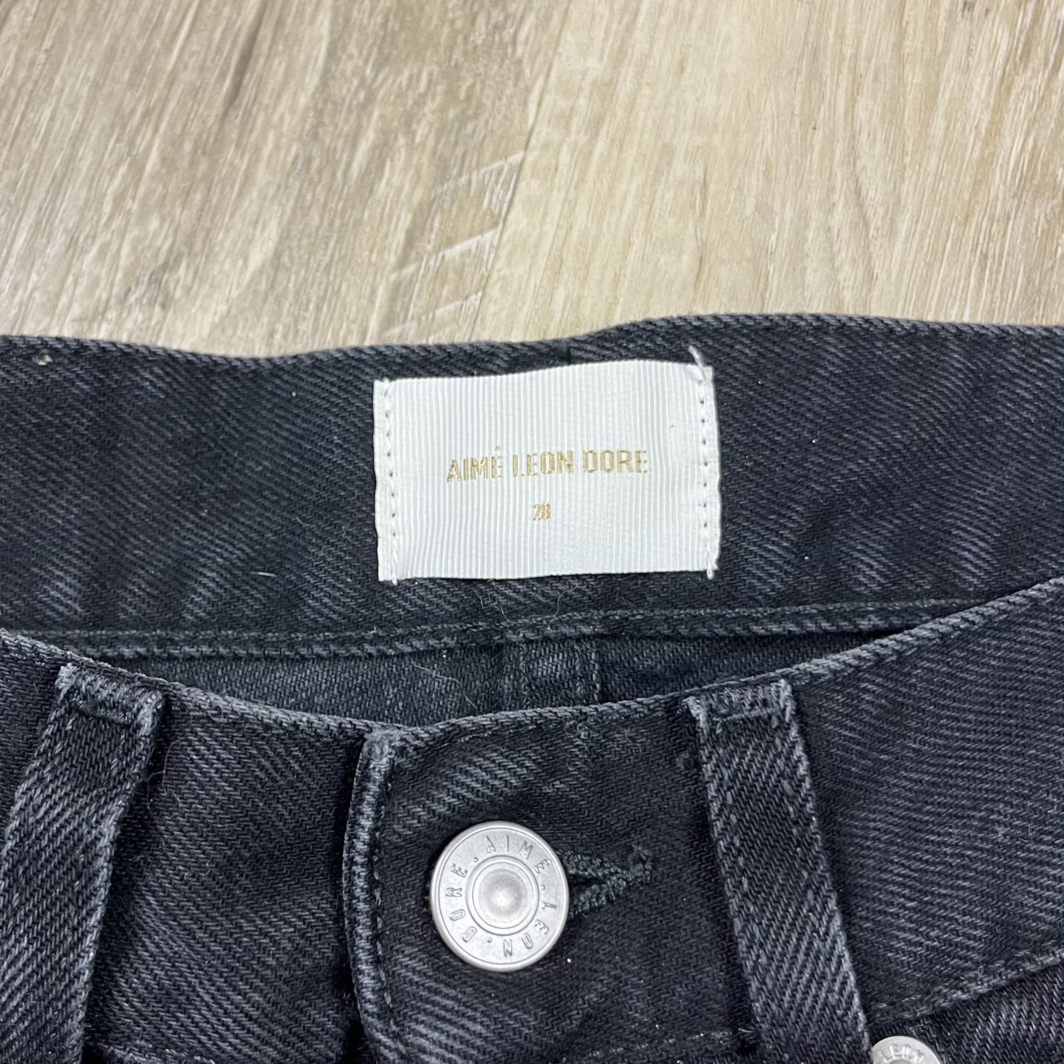 Aime Leon Dore Aime Leon Dore 5 Pocket Straight Denim Jeans 28 Fits 30x32 Size US 28 / EU 44 - 5 Thumbnail
