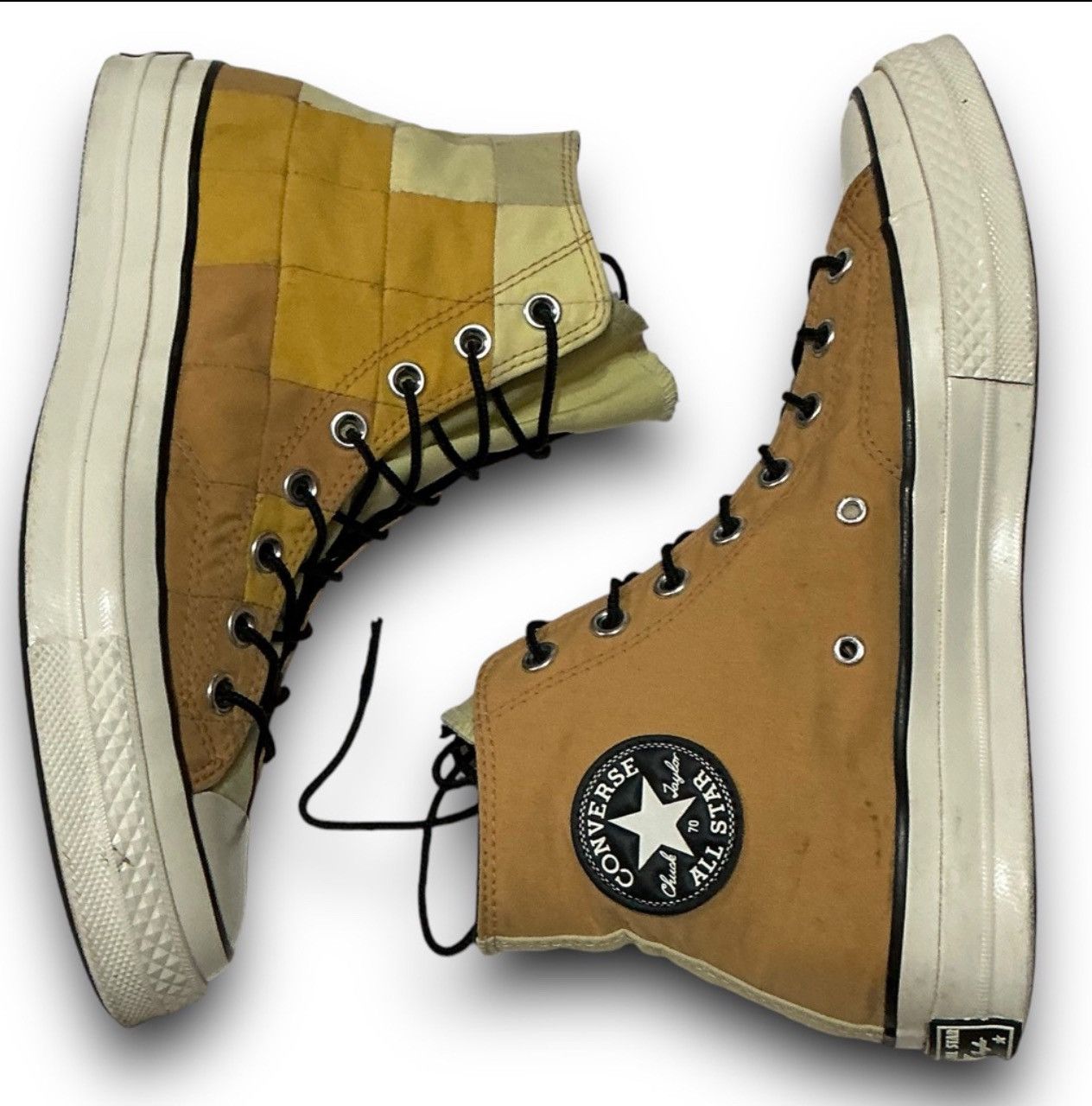 Converse Converse Chuck Taylor 70 Gravel Patchwork Hi Top Sneakers Size US 10 / IT 40 - 3 Thumbnail