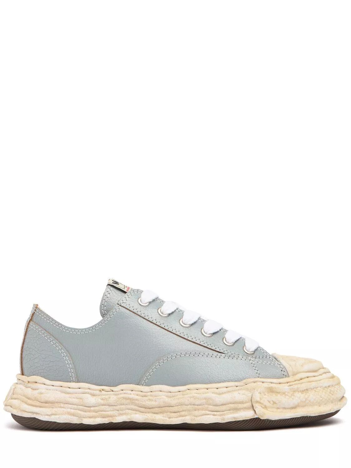 Other MIHARAYASUHIRO Peterson Men's Gray Leather Sneakers Size US 5.5 / EU 38 - 1 Thumbnail