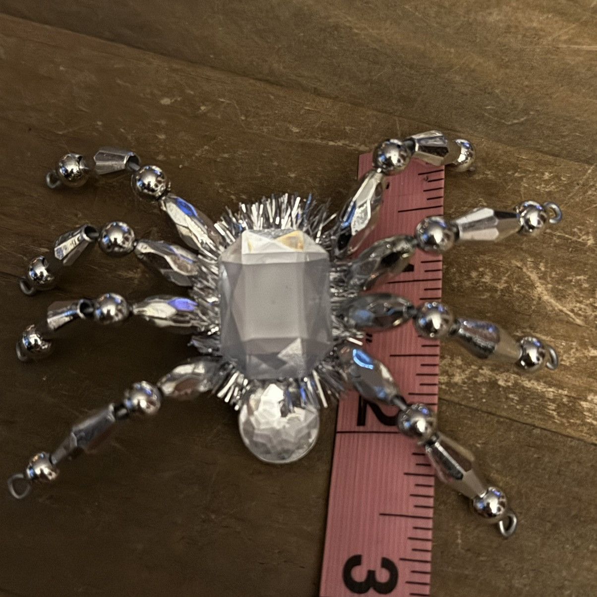 Other Large silver rhinestone spider brooch Size ONE SIZE - 3 Thumbnail
