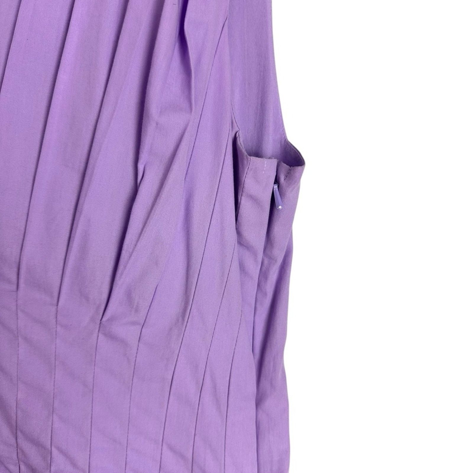 Banana Republic Banana Republic CiCi Pleated Poplin Mini Cocktail Dress 12 Size XL / US 12-14 / IT 48-50 - 9 Thumbnail