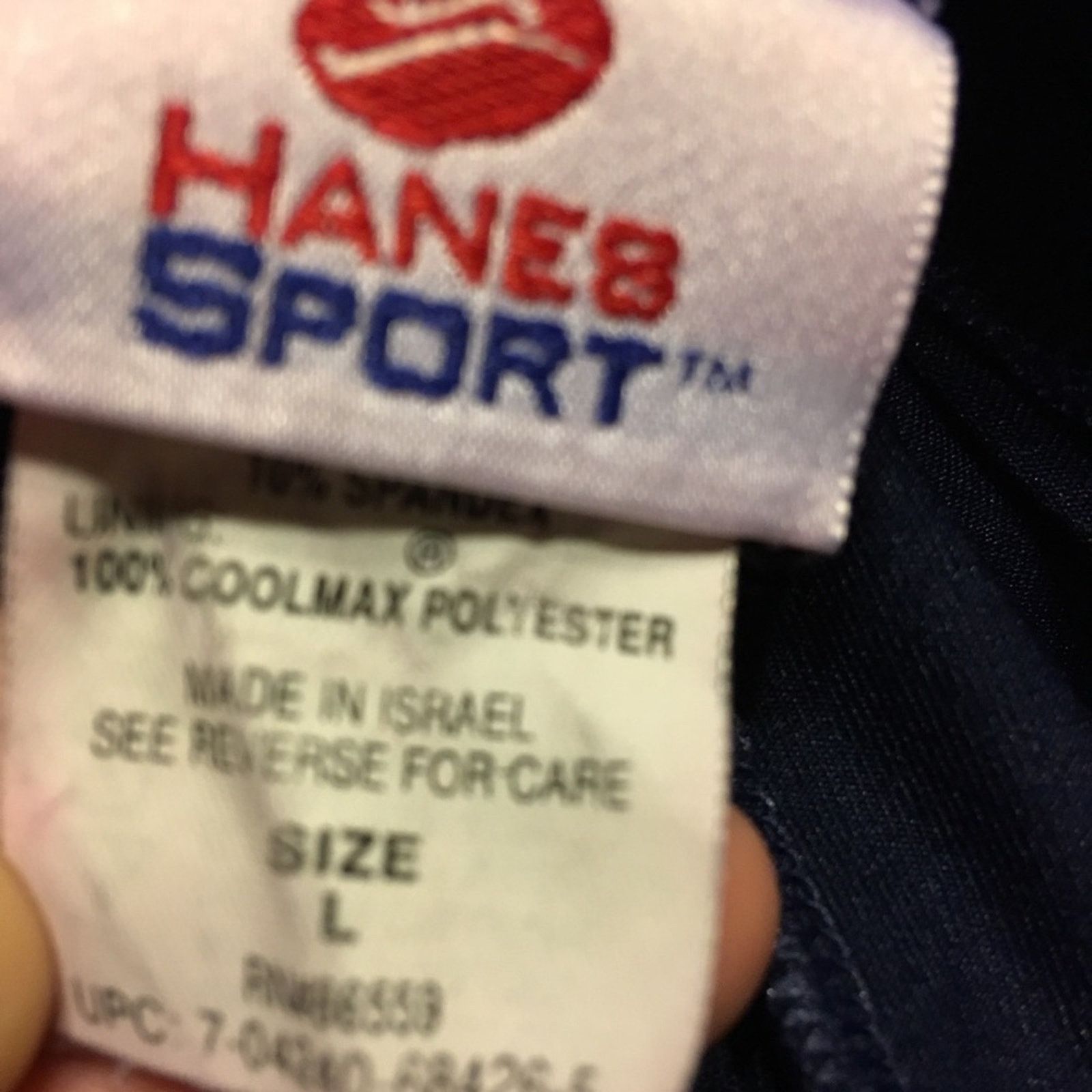 Other Hanes Sport athletic pants navy burgundy L Size 32" / US 10 / IT 46 - 6 Thumbnail