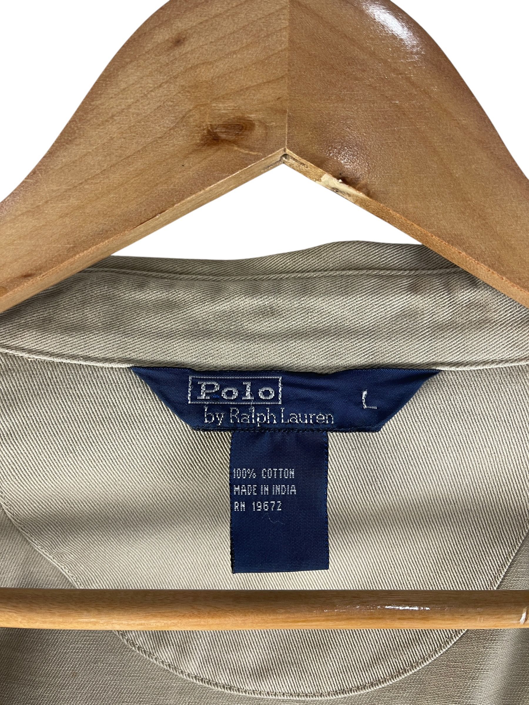 Polo Ralph Lauren Vintage Polo Ralph Lauren Jacket Beige Cotton Small Pony Size US L / EU 52-54 / 3 - 15 Thumbnail