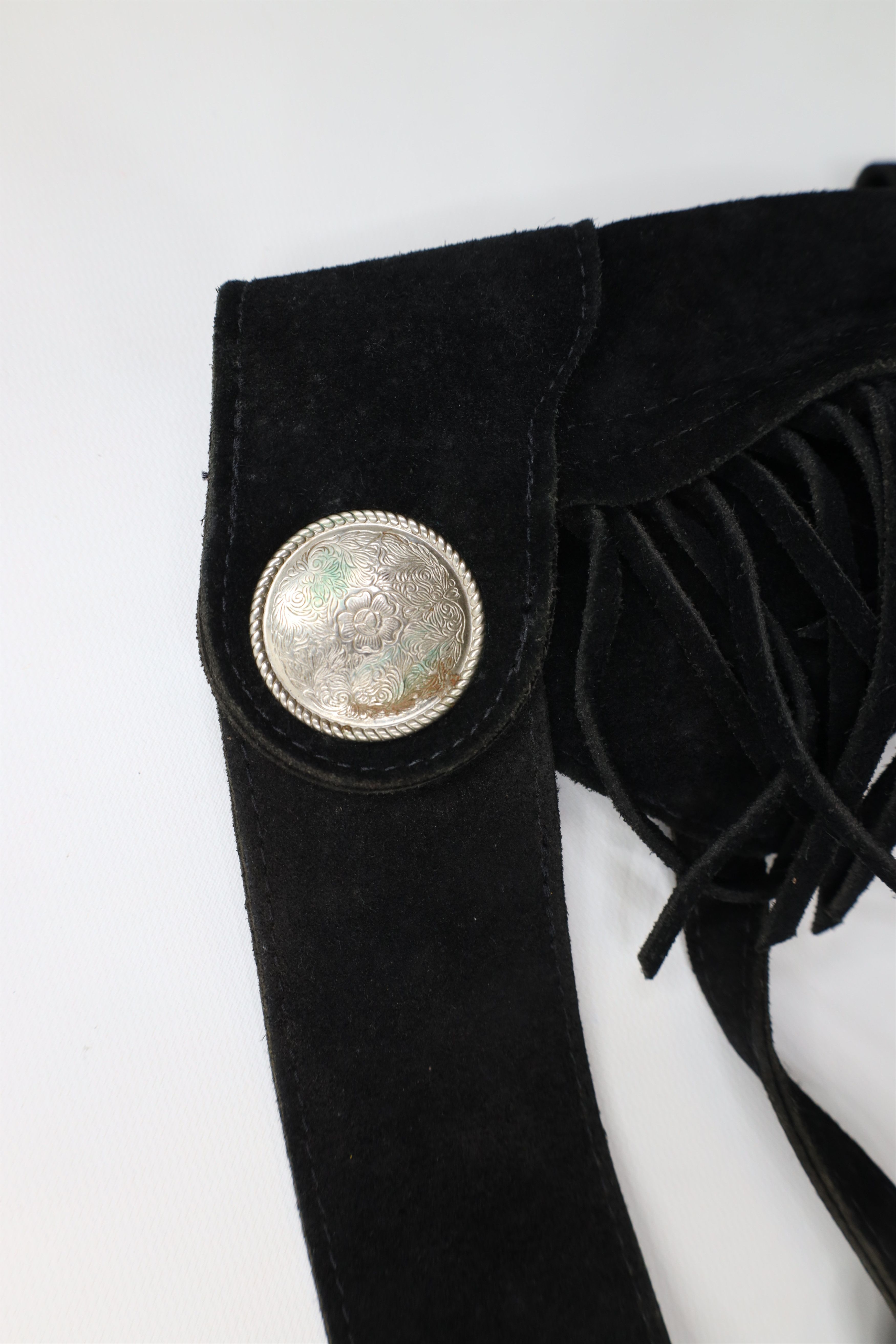 Vintage Vintage 70s Streetwear Suede Leather Riding Chaps Pants USA Size US 34 / EU 50 - 9 Thumbnail