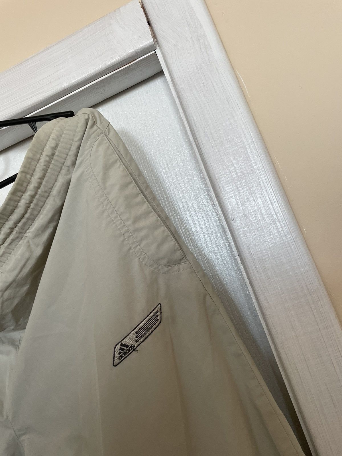 Adidas × Vintage Y2K Vintage adidas Track Pants beige desert joggers parashut Size US 36 / EU 52 - 2 Thumbnail