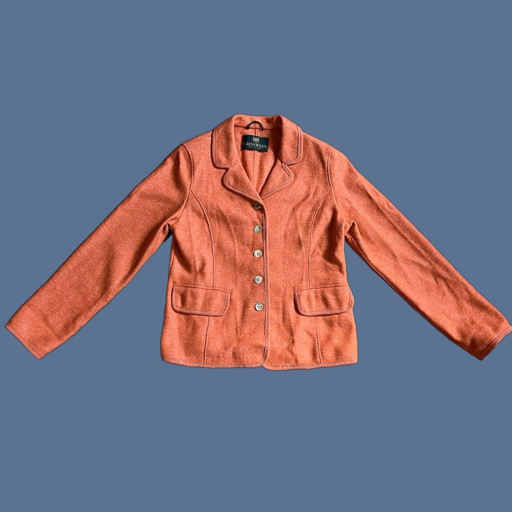 Vintage VINTAGE Giesswein Austria Jacket Women’s 8 Orange Wool Linen Blend Size M / US 6-8 / IT 42-44 - 1 Thumbnail