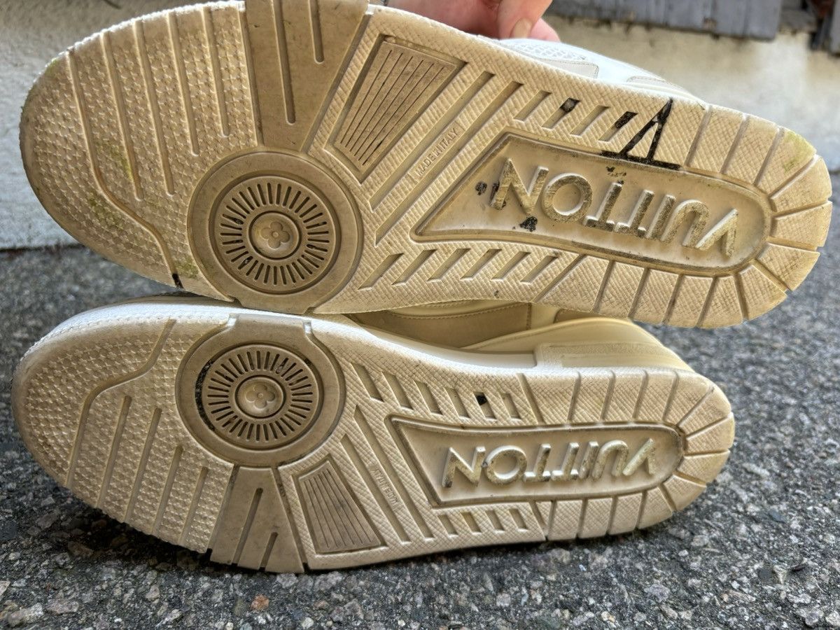 Louis Vuitton White and Beige Skate Sneakers Size US 9.5 / EU 42-43 - 5 Thumbnail