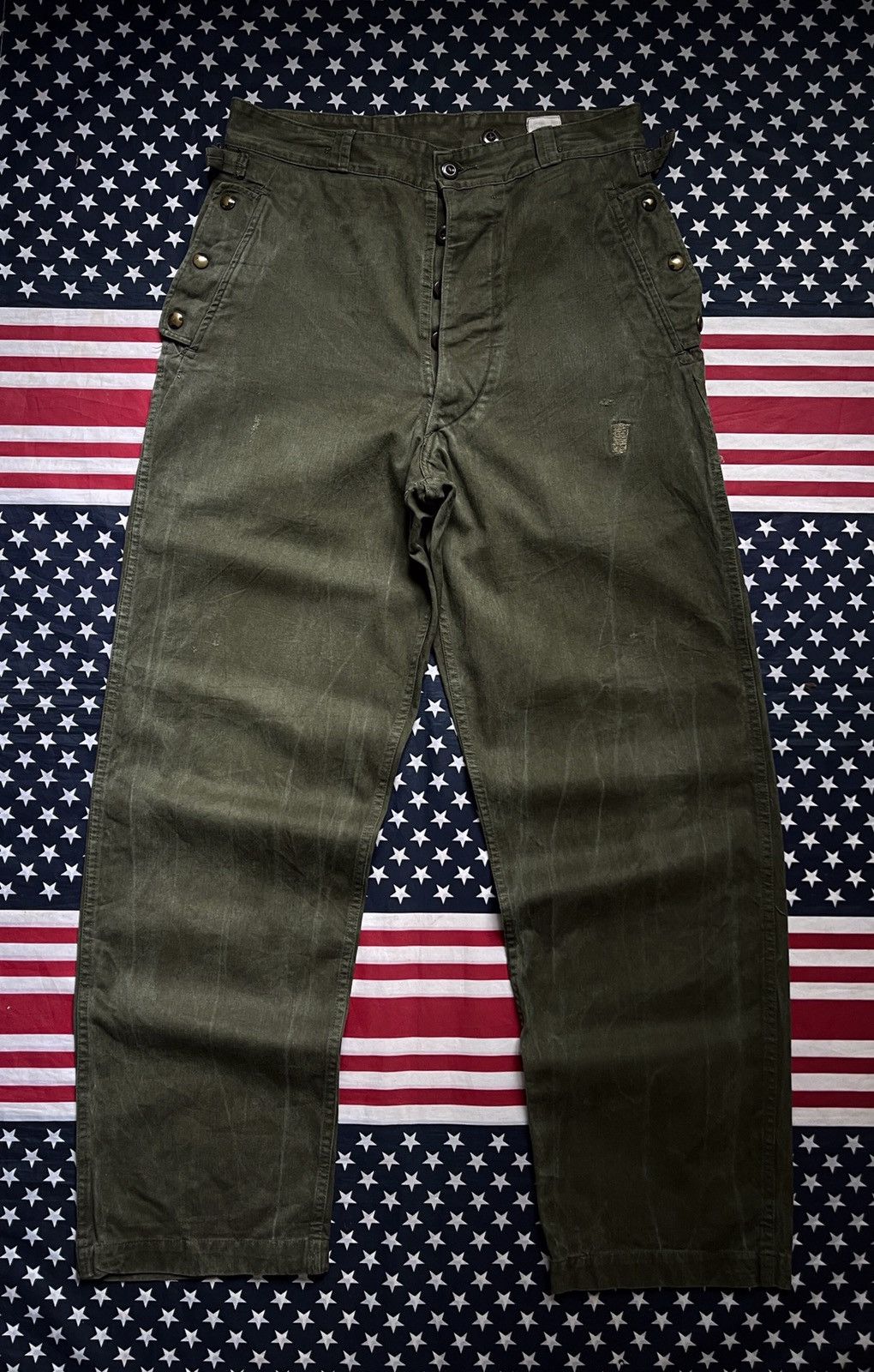 Vintage Vintage Military French 1960’s trouser Size US 32 / EU 48 - 1 Thumbnail