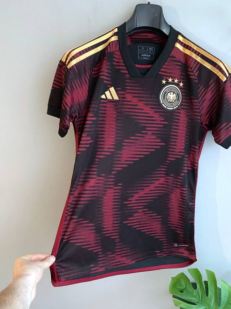 Adidas Adidas Germany National Team 2022 Away Soccer Jersey, Size S Size US S / EU 44-46 / 1 - 7 Thumbnail