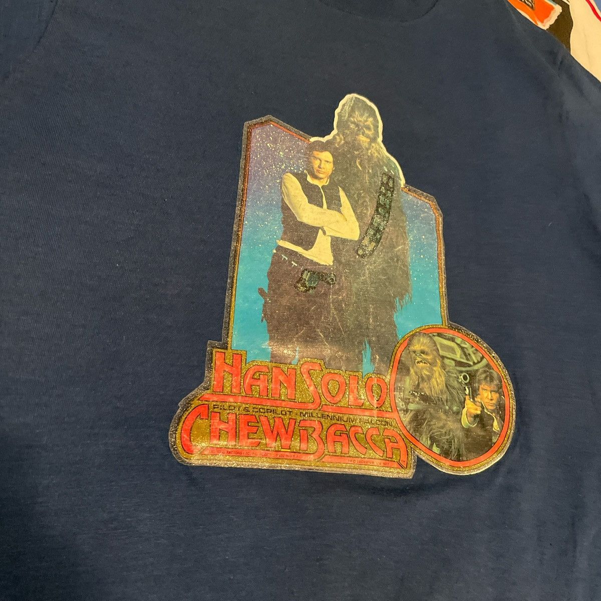 Star Wars × Vintage Vintage 1977 Star Wars Han Solo & Chewbacca Lucas Film Tee Size US M / EU 48-50 / 2 - 2 Thumbnail