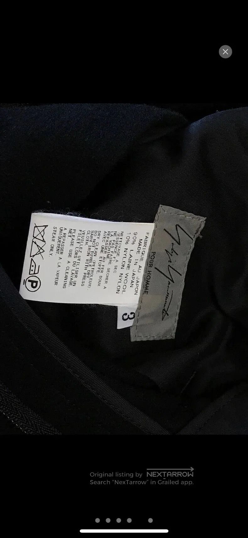 Yohji Yamamoto Yohji Yamamoto AW16 Wool Balloon Trousers. Size US 34 / EU 50 - 4 Thumbnail