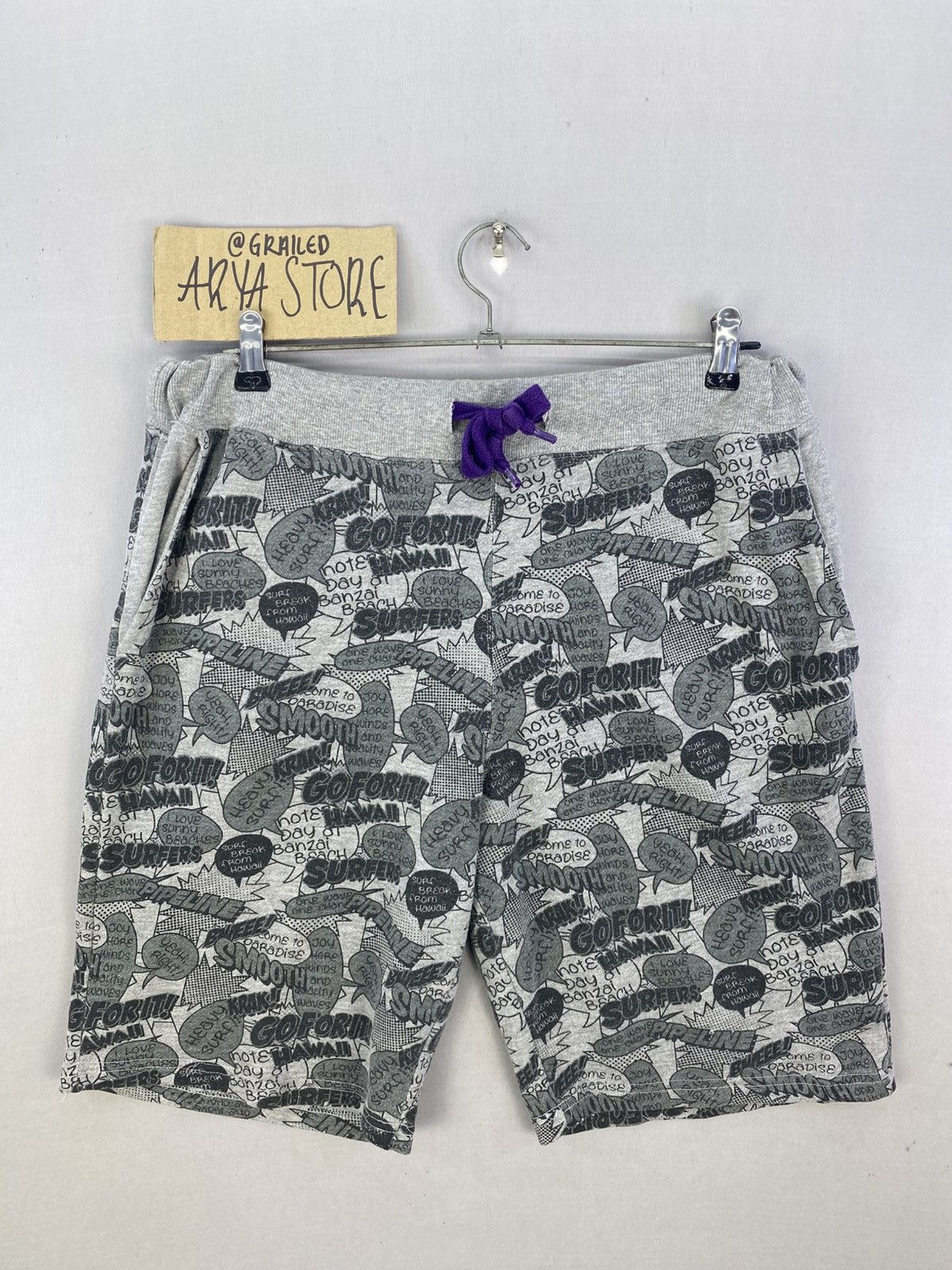 Marvel Comics Pipeline Comics Fullprint Sweat Short Pants Size US 33 - 1 Thumbnail