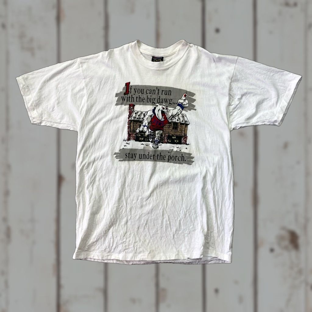 Soffe VINTAGE Soffee USMC Shirt Men’s XL Single Stitch Crew Neck Short Sleeve White 90s Grunge Marines Big Dawg Mens Size US XL / EU 56 / 4 - 1 Thumbnail