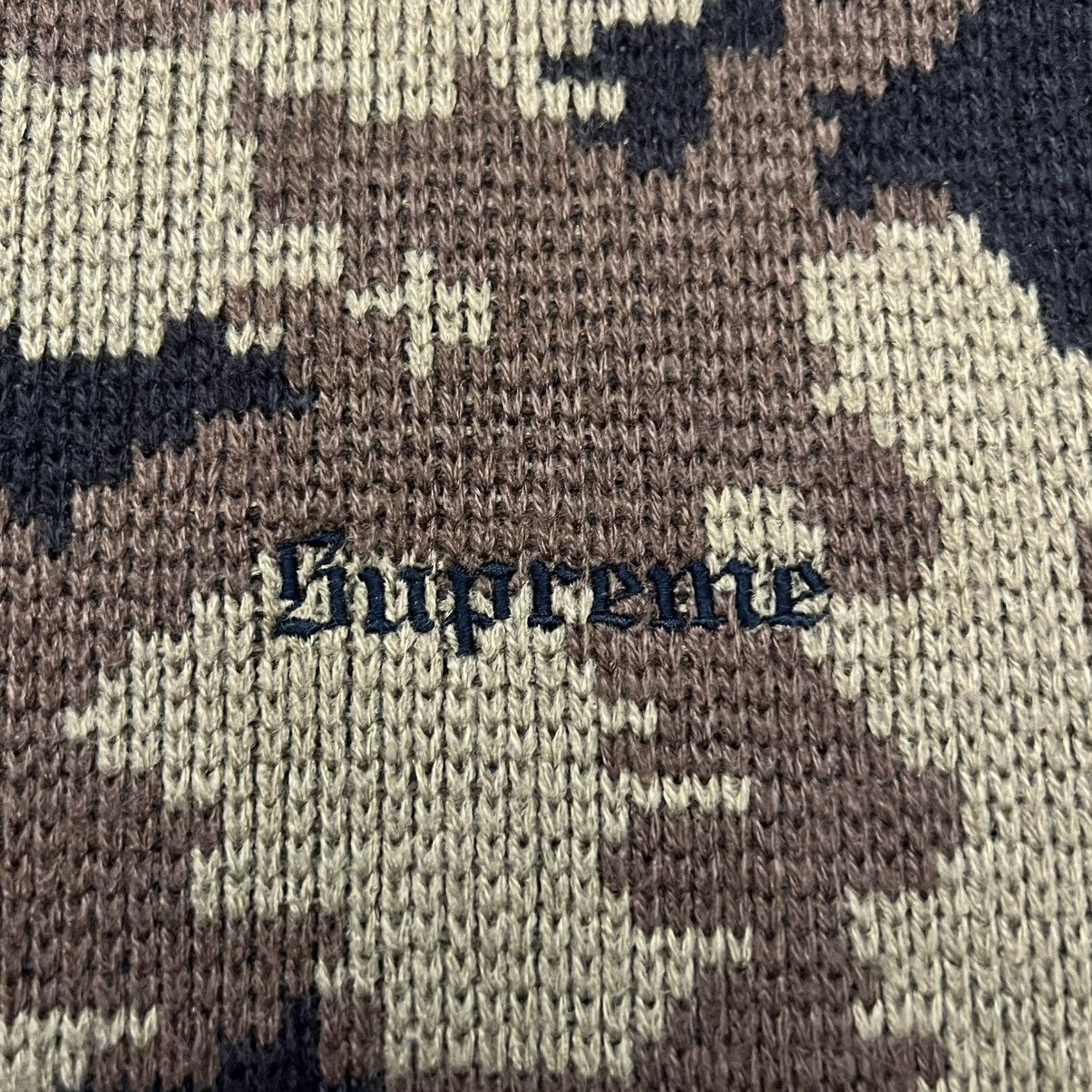 Supreme Supreme Camo Knit Sweater Size US S / EU 44-46 / 1 - 4 Thumbnail