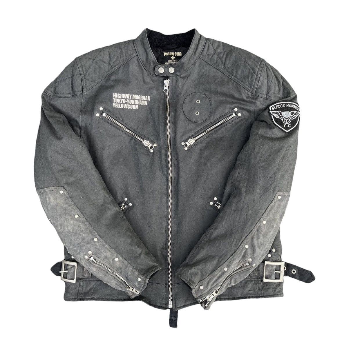 Sports Specialties Yellow Corn Motor Racing Biker Jacket Size US L / EU 52-54 / 3 - 2 Thumbnail