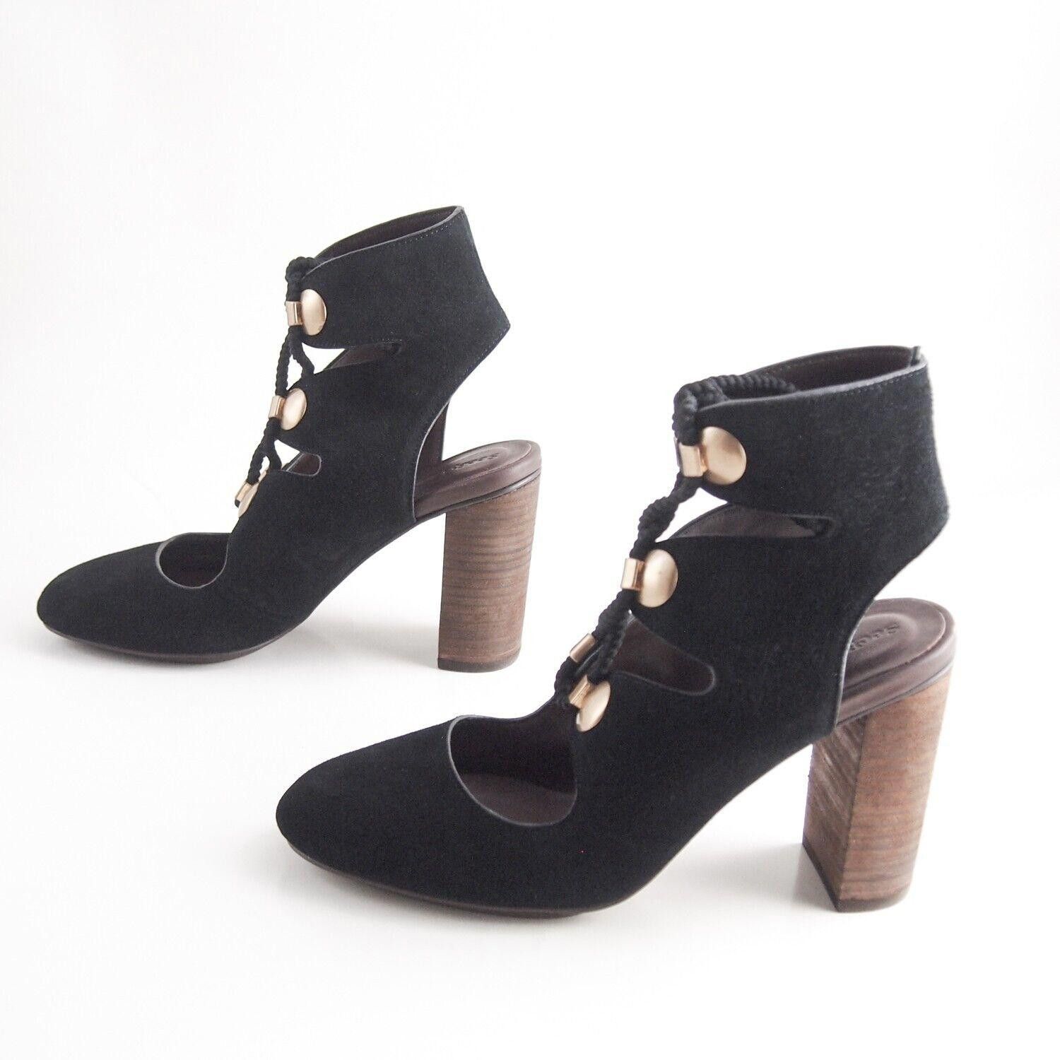 See by Chloe See By Chloe Sandals Booties Black Suede Size US 9.5 EU 39.5 Size US 9.5 / IT 39.5 - 2 Thumbnail