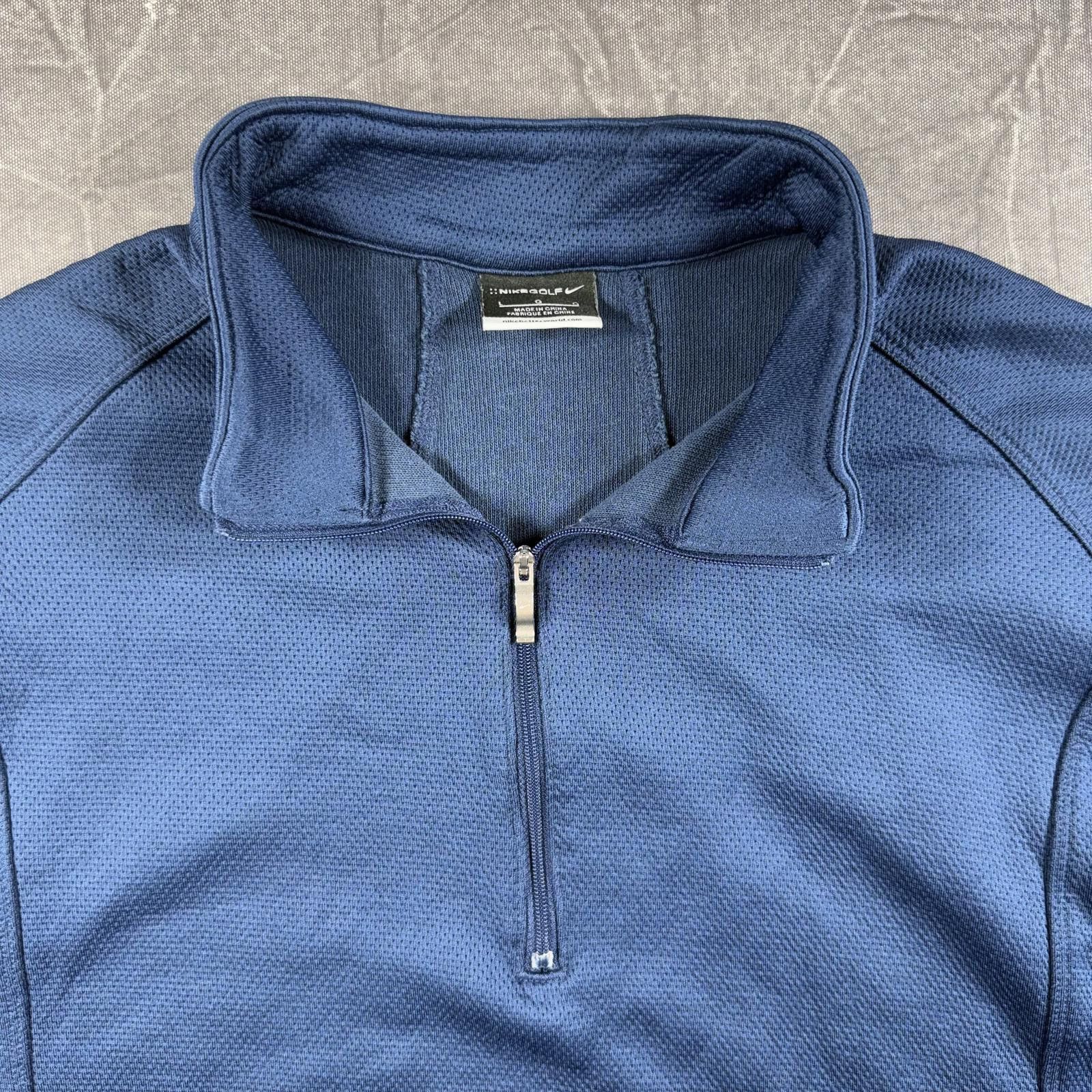 Nike Nike Sweater Men's L Blue Golf Pullover 1/4 Zip 400099-469 Size US L / EU 52-54 / 3 - 2 Thumbnail