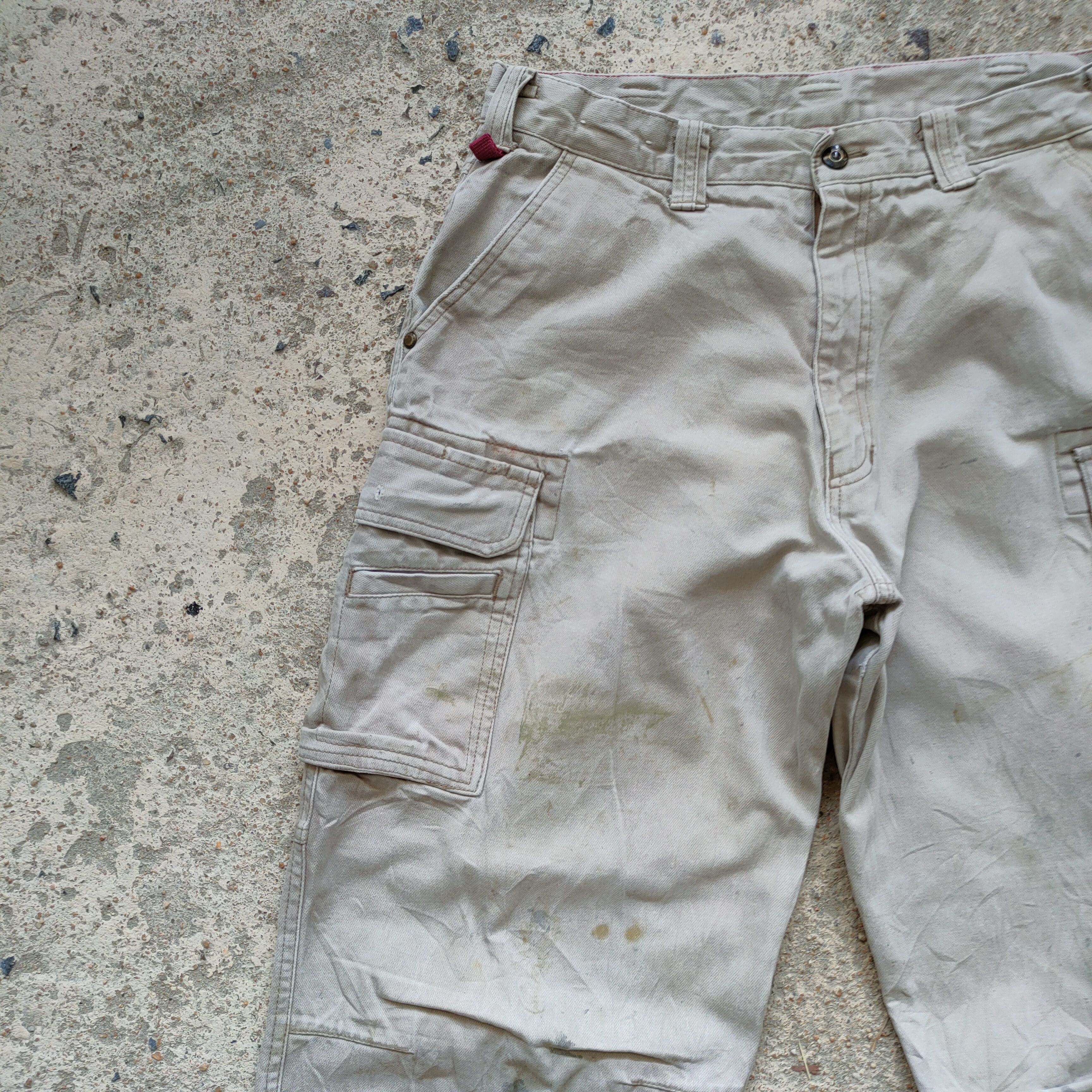 Japanese Brand × Vintage VINTAGE JAWIN FADED GREY RUSTY CARGO PANTS Size US 32 / EU 48 - 6 Thumbnail