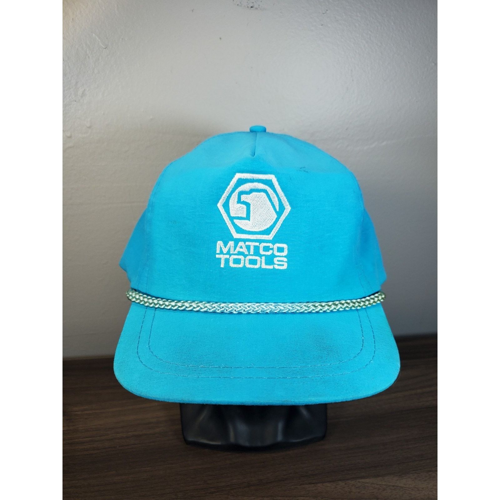 Vintage Matco Tools Snapback Hat Cap Teal Blue Adjustable *READ* Size ONE SIZE - 2 Thumbnail