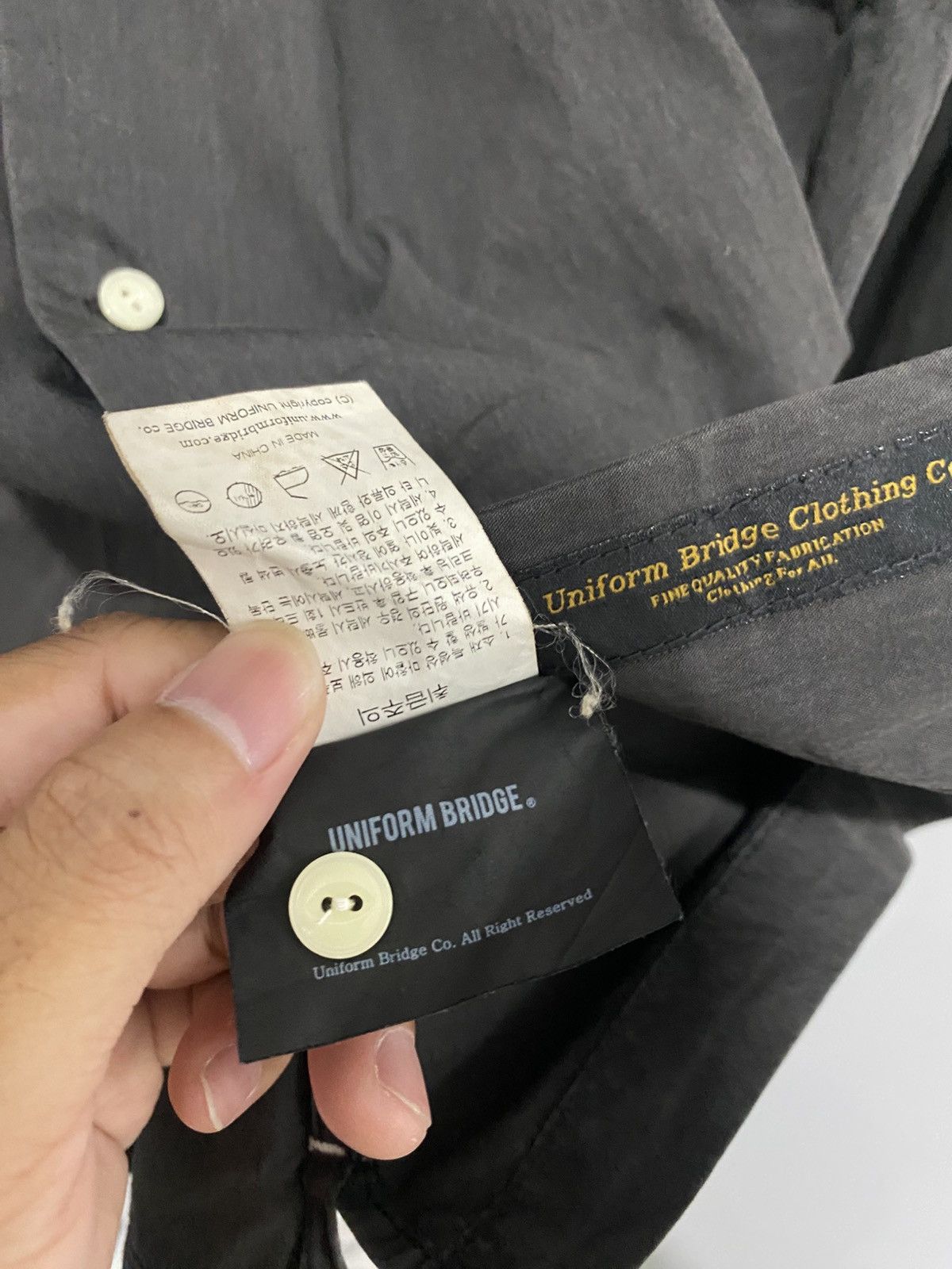 Japanese Brand × Uniform Bridge UniformB Japanese Disstressed Sunfaded Archive Tshirt Size US XL / EU 56 / 4 - 10 Thumbnail