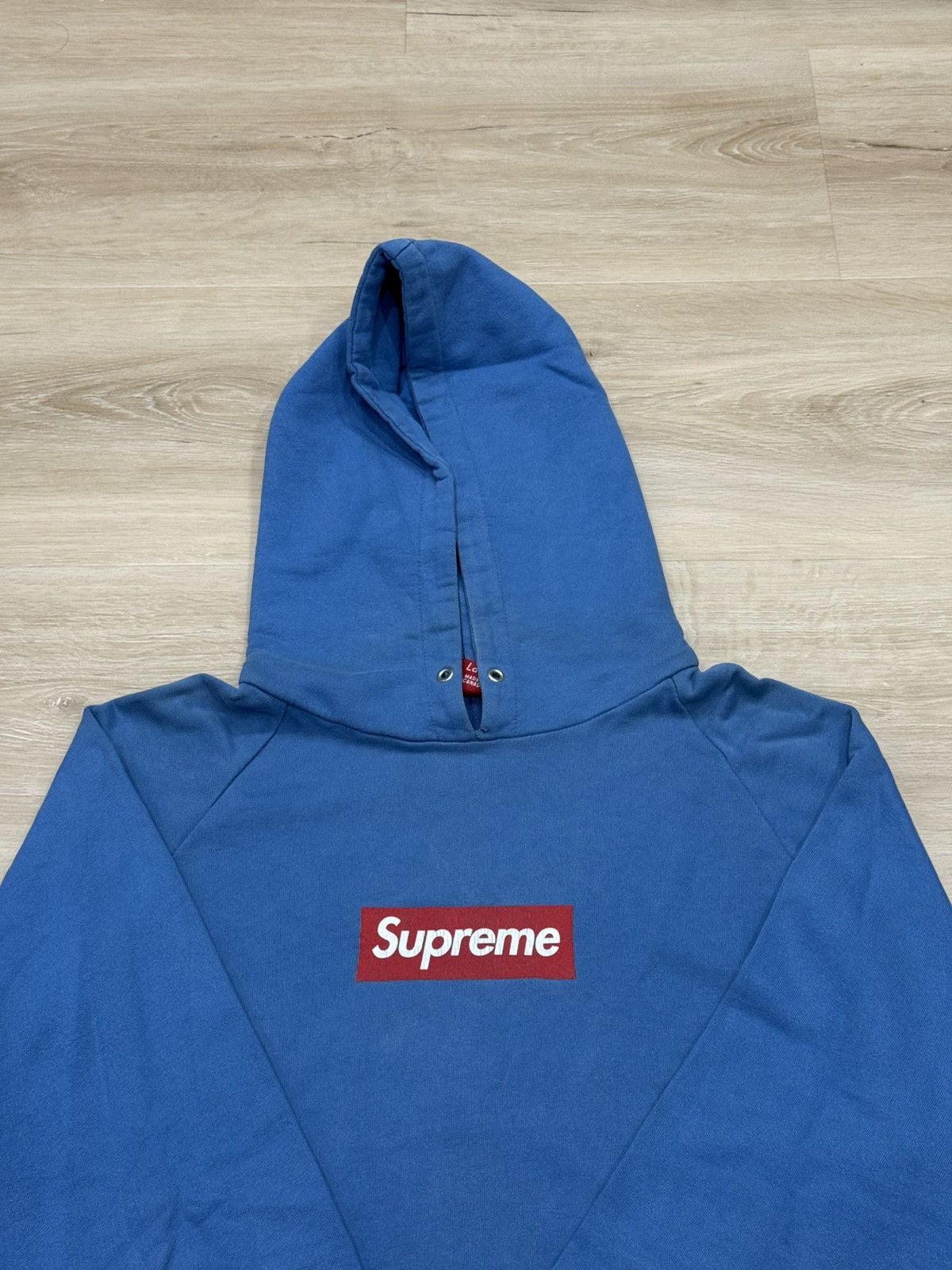 Supreme Supreme Screenprint Box Logo Hoodie - Teal (2006) Size US L / EU 52-54 / 3 - 1 Thumbnail