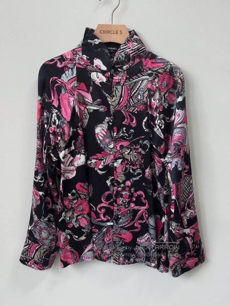 Chanel Chanel National quintessential Beijing Opera silk printed Size XS / US 0-2 / IT 36-38 - 1 Thumbnail