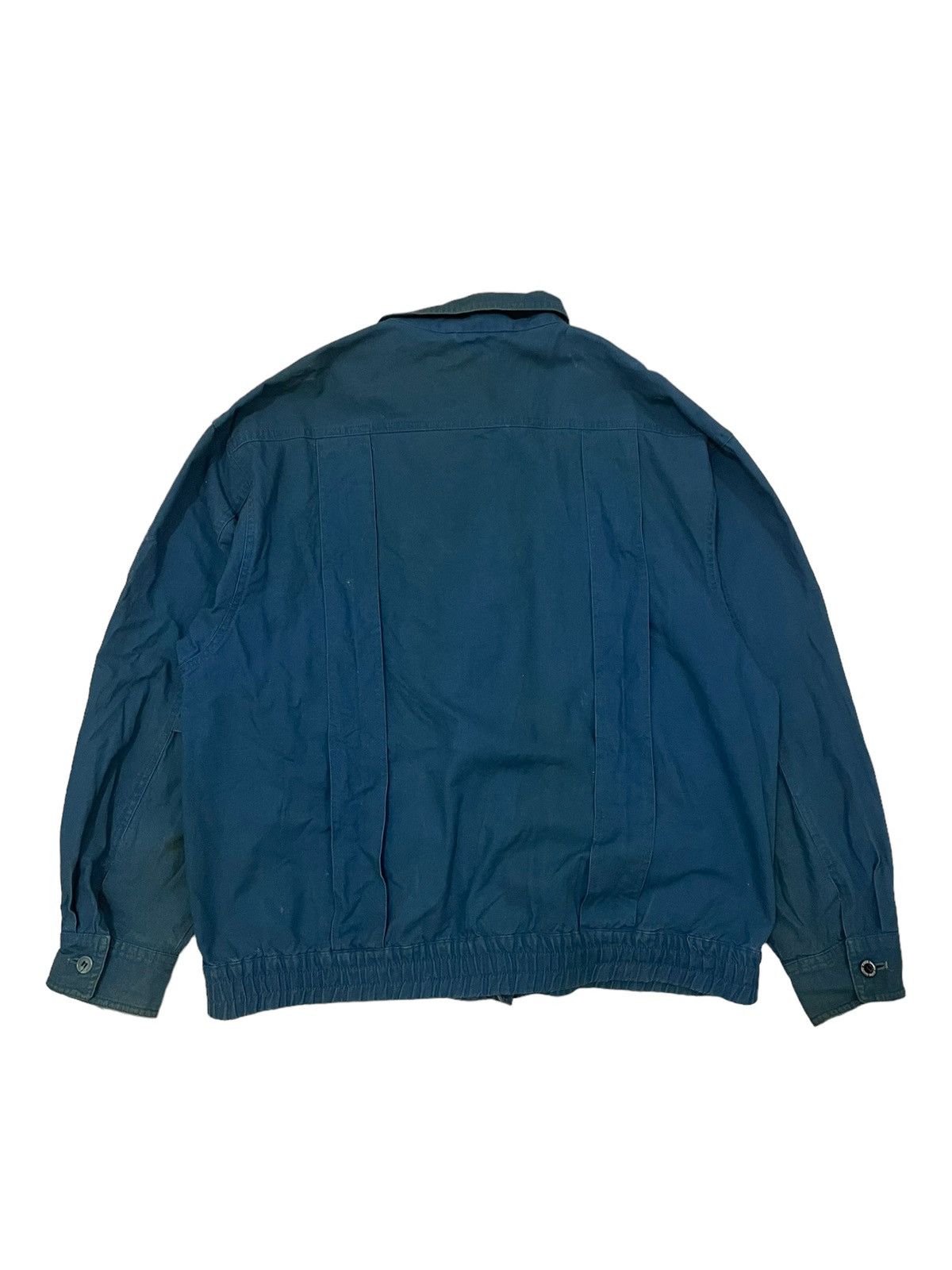 Japanese Brand × Vintage Vintage Work Wear Thrashed Jacket Size US L / EU 52-54 / 3 - 11 Thumbnail