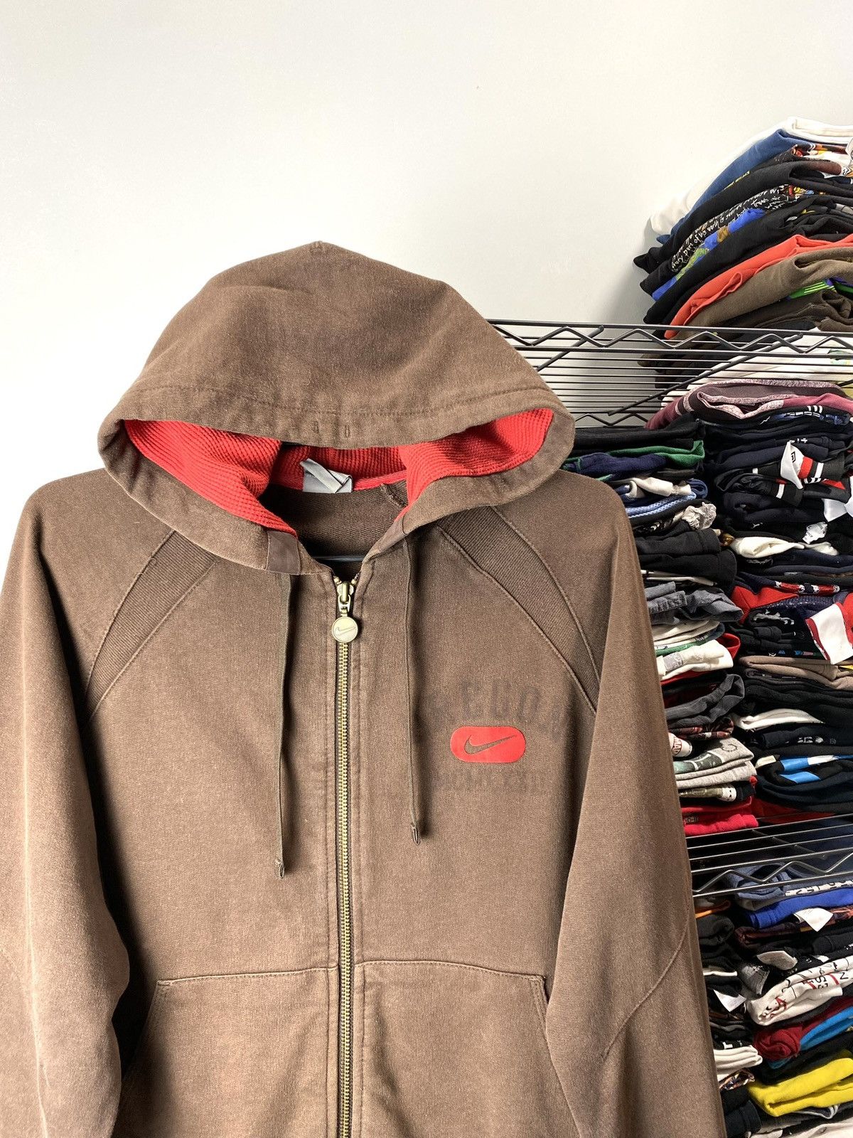 Nike 00’s Vintage Brown Oregon Nike Hoodie Travis Scott Size US S / EU 44-46 / 1 - 3 Thumbnail
