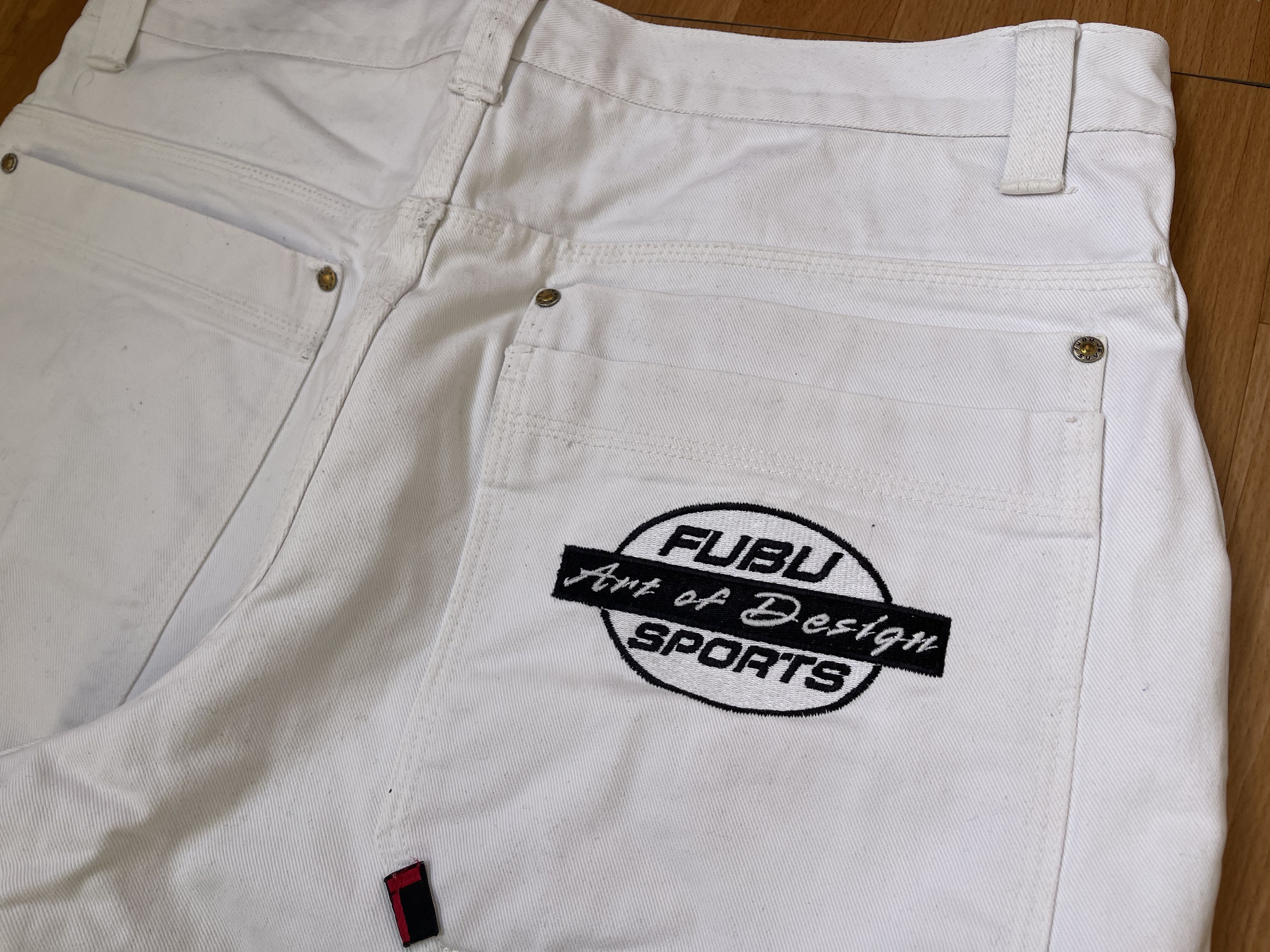 Fubu FUBU jeans, vintage baggy jeans, 90s hip hop skater Y2K 38 Size US 38 / EU 54 - 6 Thumbnail