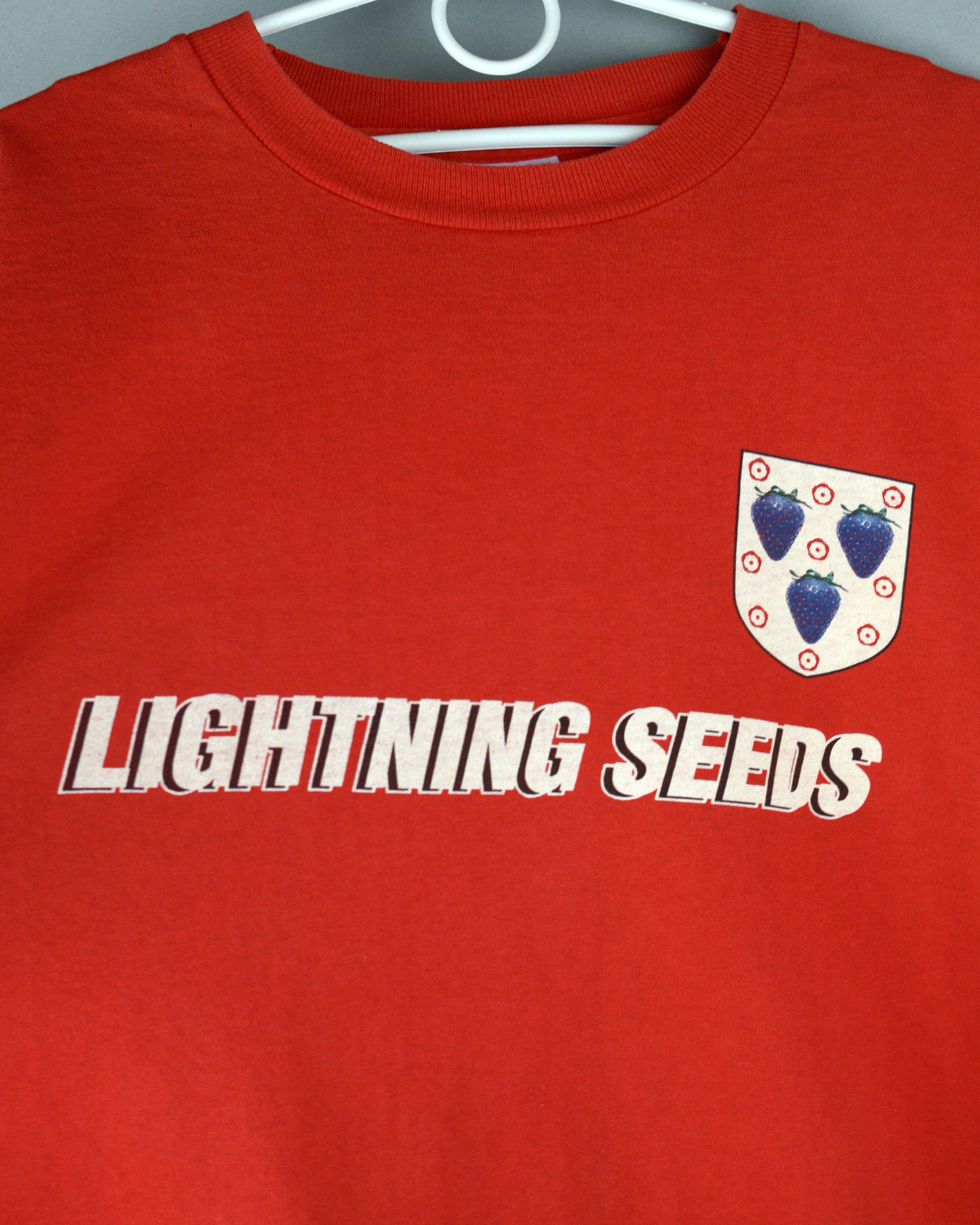 Band Tees × Vintage Vintage Lightning Seeds 90s t shirt Size US XL / EU 56 / 4 - 2 Thumbnail