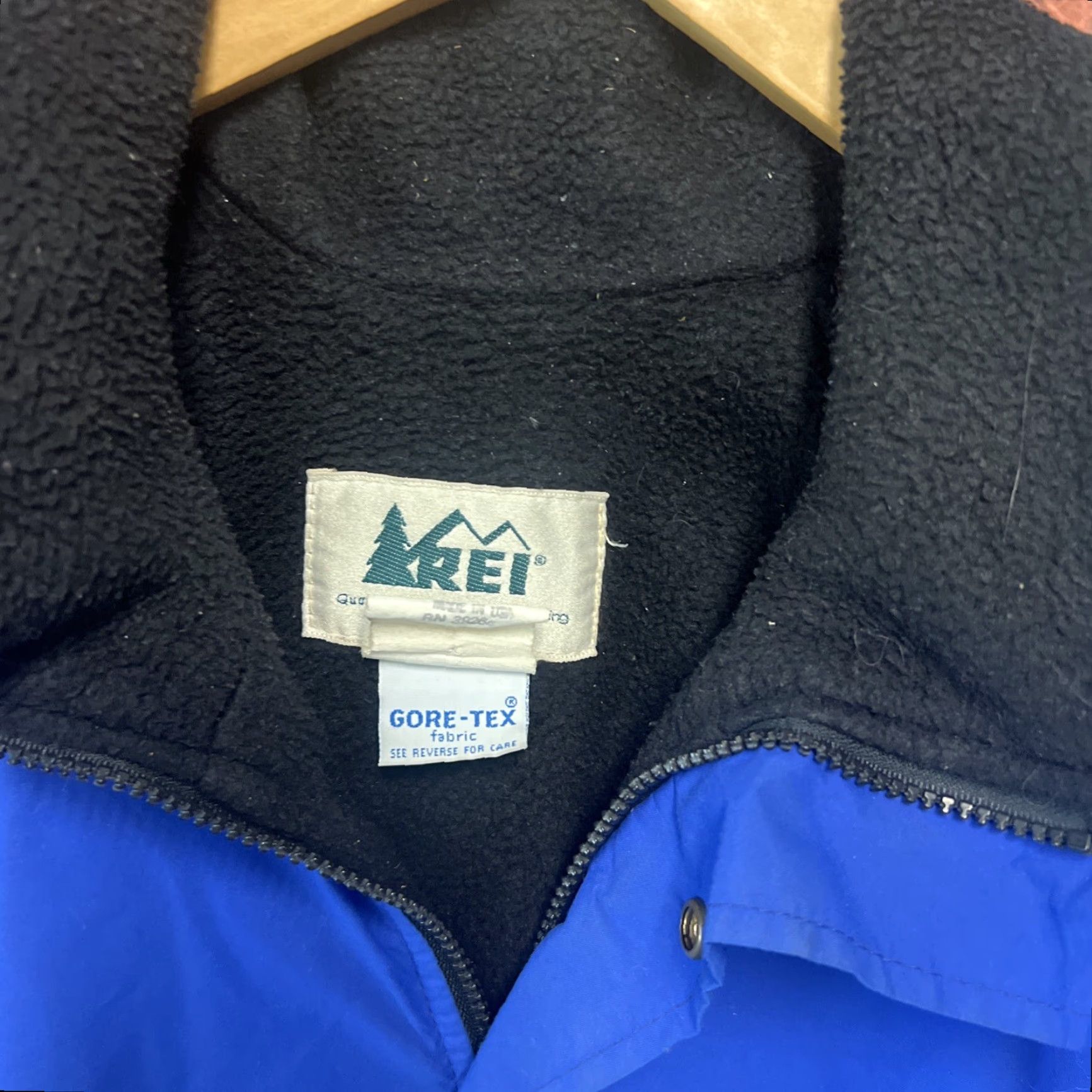 Vintage VINTAGE REI Jacket Coat Men M Blue Nylon Gore Tex Water Resistant Size US M / EU 48-50 / 2 - 2 Thumbnail
