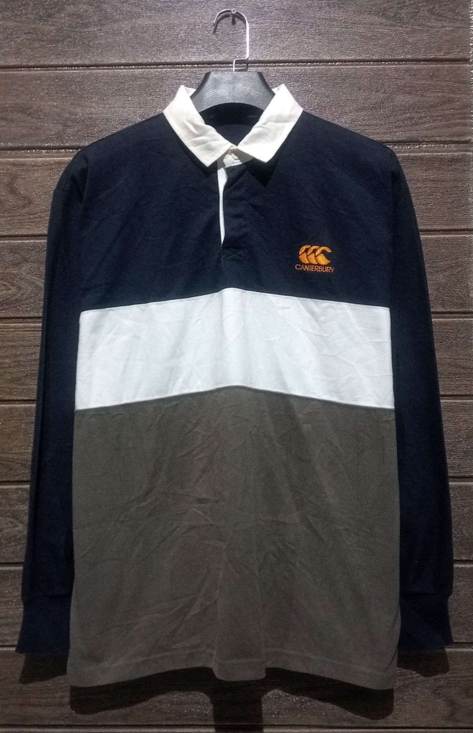 Canterbury of New Zealand Vintage Canterbury of New Zealand Polo Rugby Shirt Very Rare Size US XL / EU 56 / 4 - 1 Thumbnail
