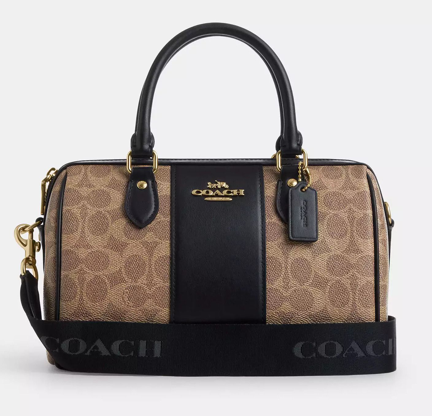 Coach Rowan Satchel Bag In Signature Canvas CW376 Size ONE SIZE - 4 Thumbnail