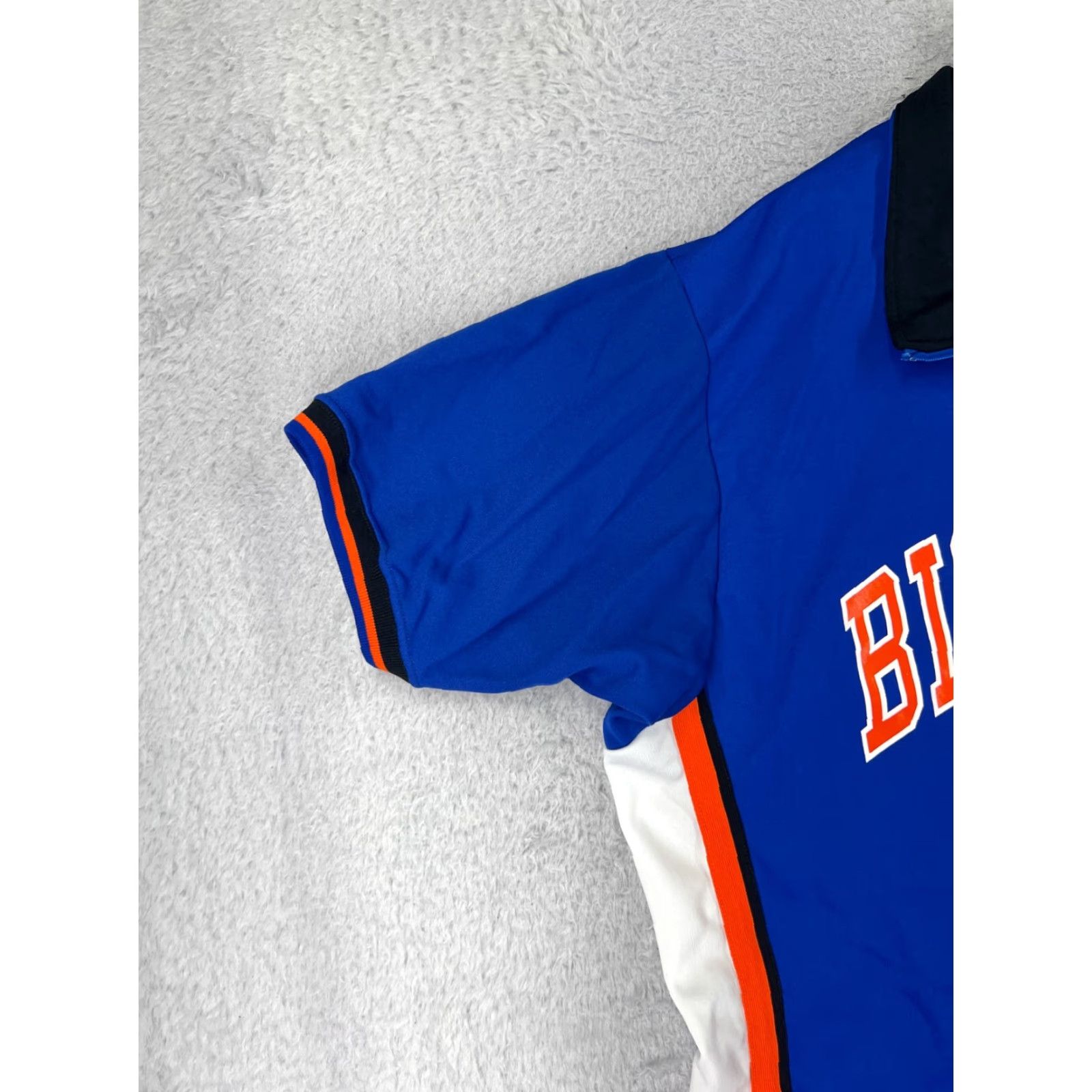 Apple VINTAGE Ripon Athletic Jersey Mens XL Blue NY New York 90s Hip Hop Music Embroidered Logo T-Shirt Fit: Regular Size US XL / EU 56 / 4 - 6 Thumbnail
