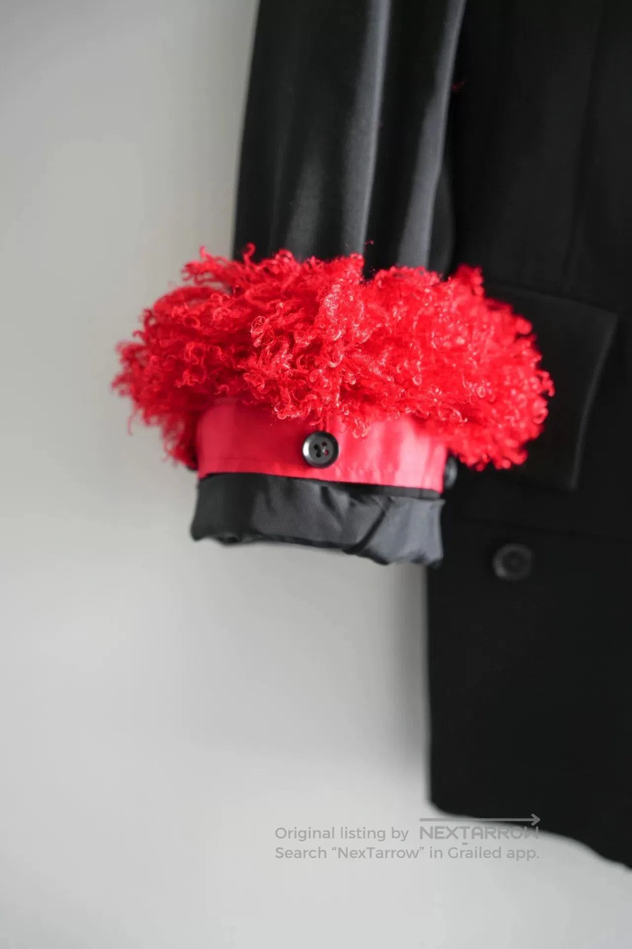 Yohji Yamamoto yohji yamamoto black suit with red cuffs. Size US S / EU 44-46 / 1 - 8 Thumbnail