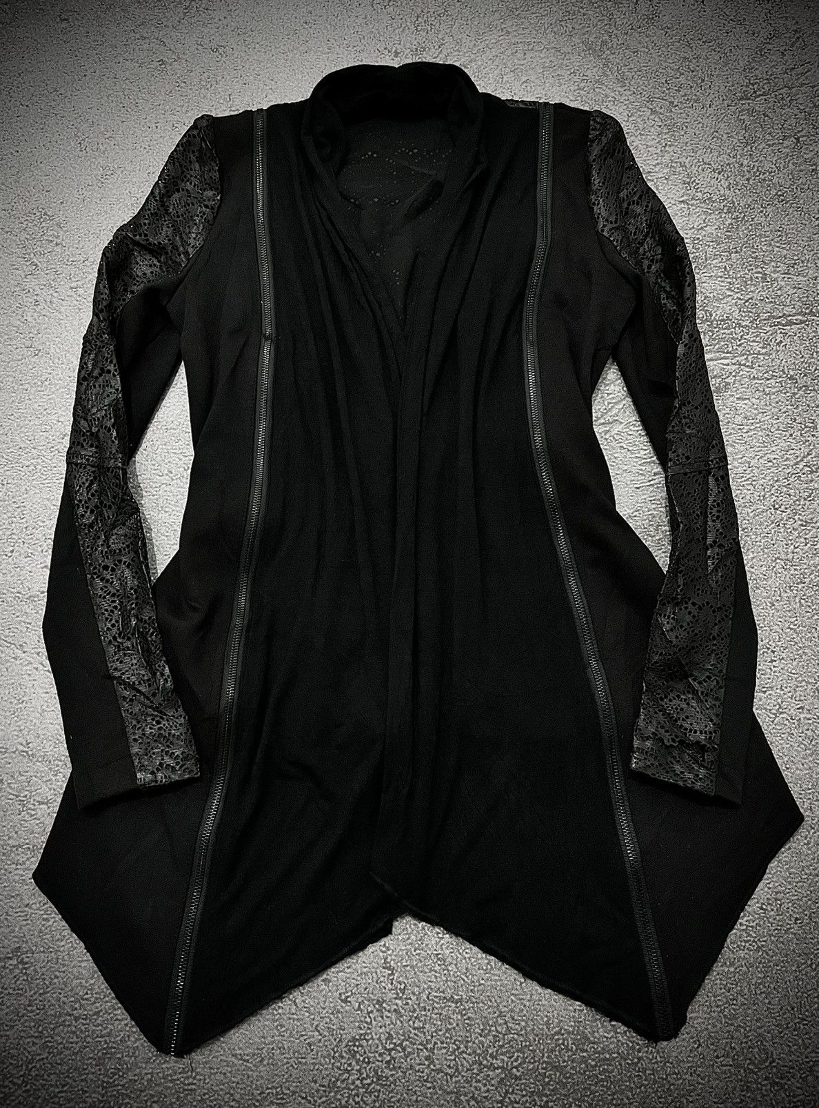 Japanese Brand Ifsixwasnine Asymmetrical Style Jacket Gothic Unknow Brand Size US M / EU 48-50 / 2 - 1 Thumbnail
