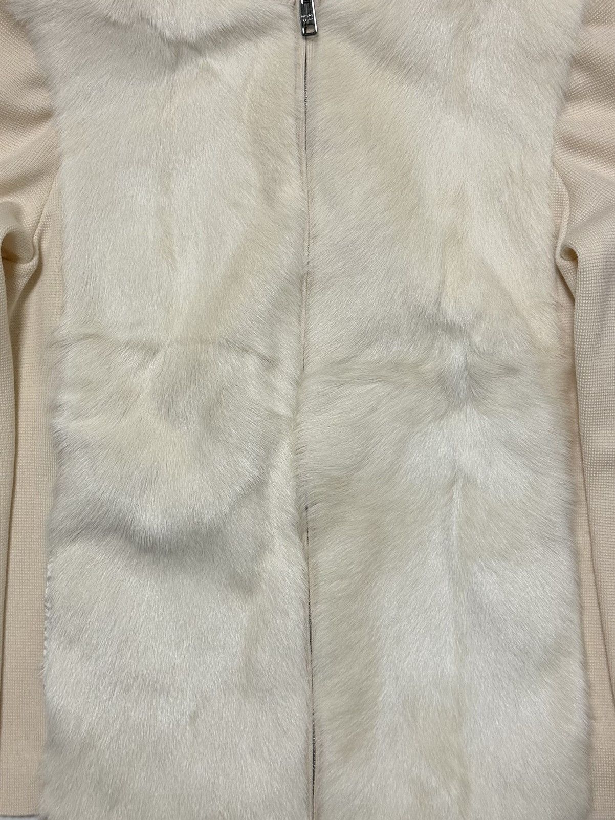 Prada PRADA Fall Winter 2014 Goat Fur Zip-Up Jacket Size XS / US 0-2 / IT 36-38 - 4 Thumbnail