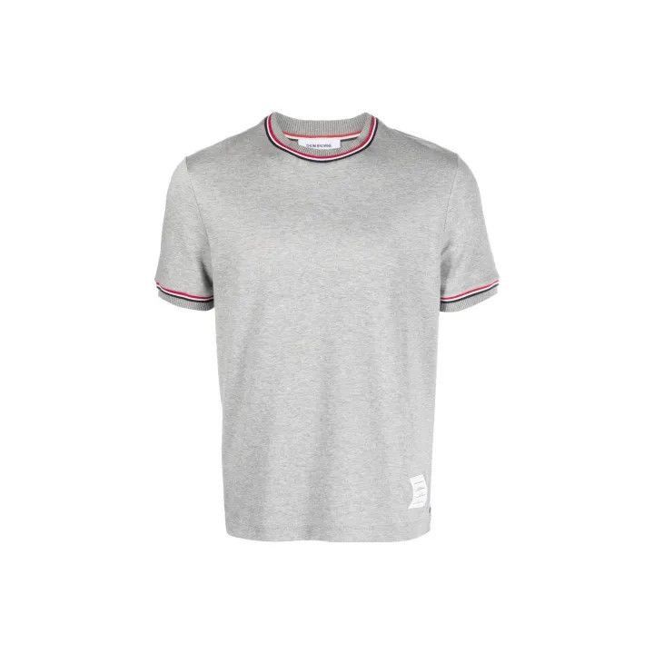 Thom Browne Gray Short Sleeve T-Shirt -2507