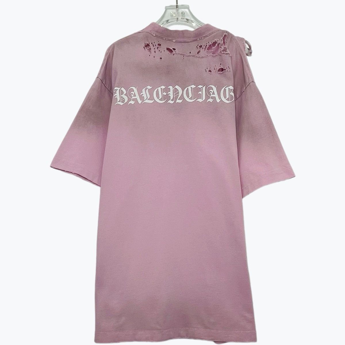 Balenciaga Balenciaga Straight Fit Short Sleeve T-shirt K26WX Size XS / US 0-2 / IT 36-38 - 2 Thumbnail