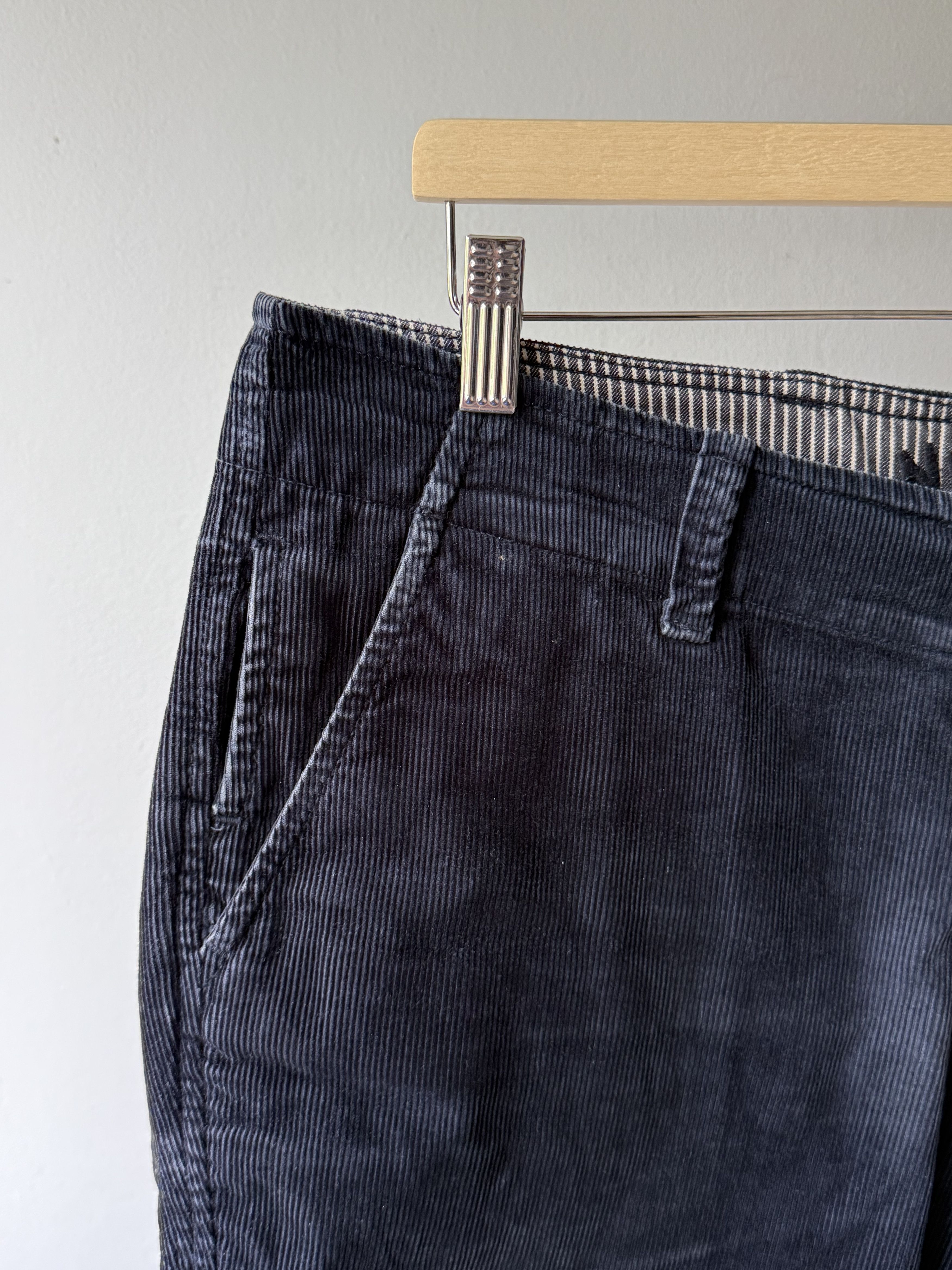 NN07 NN07 No Nationality Simon Navy Corduroy Men's Trousers Pants Size US 33 - 7 Thumbnail
