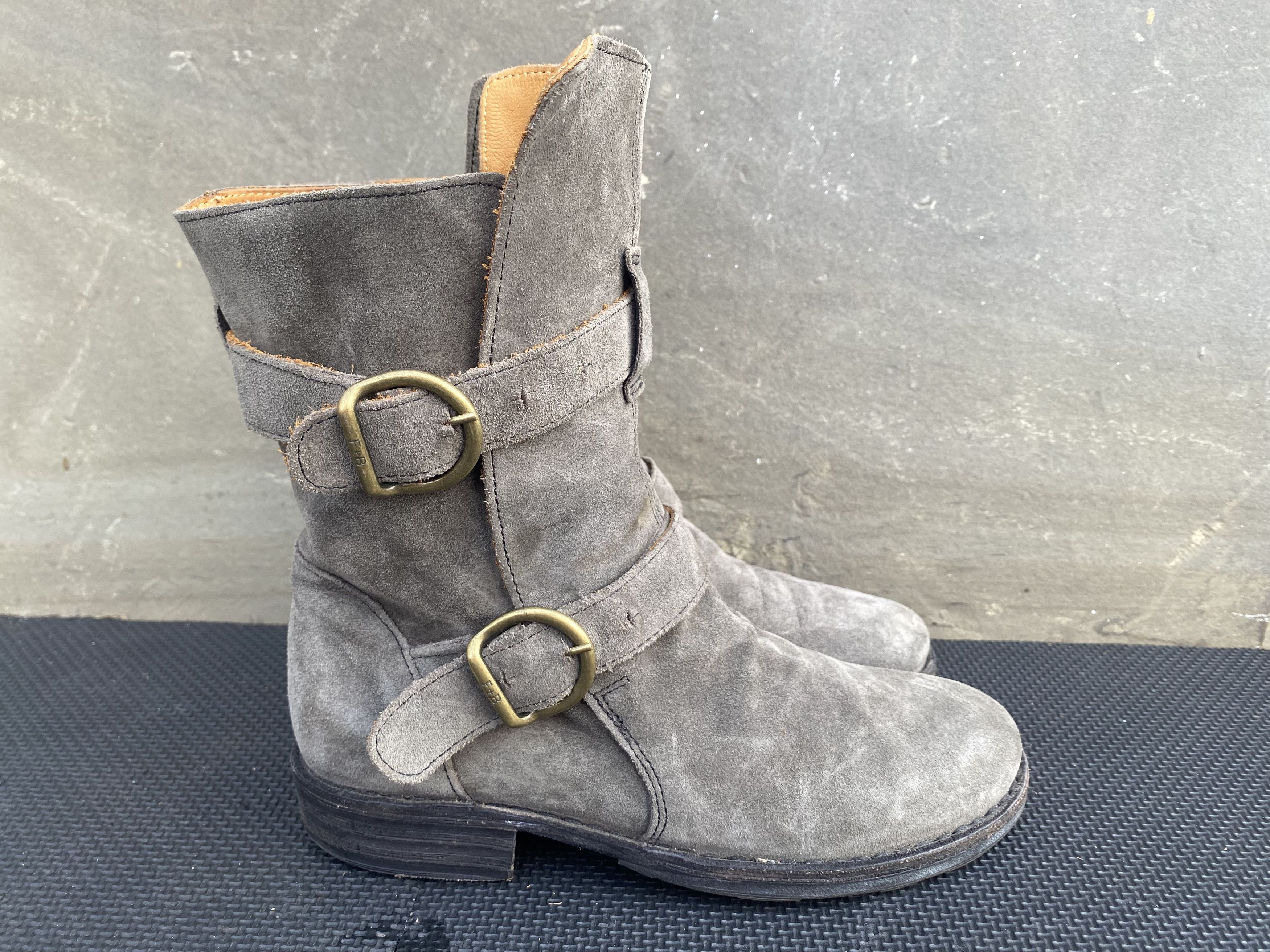 Fiorentini + Baker Fiorentini Baker Eternity Gray Suede Biker Moto Women's Size US 5 / IT 35 - 5 Thumbnail