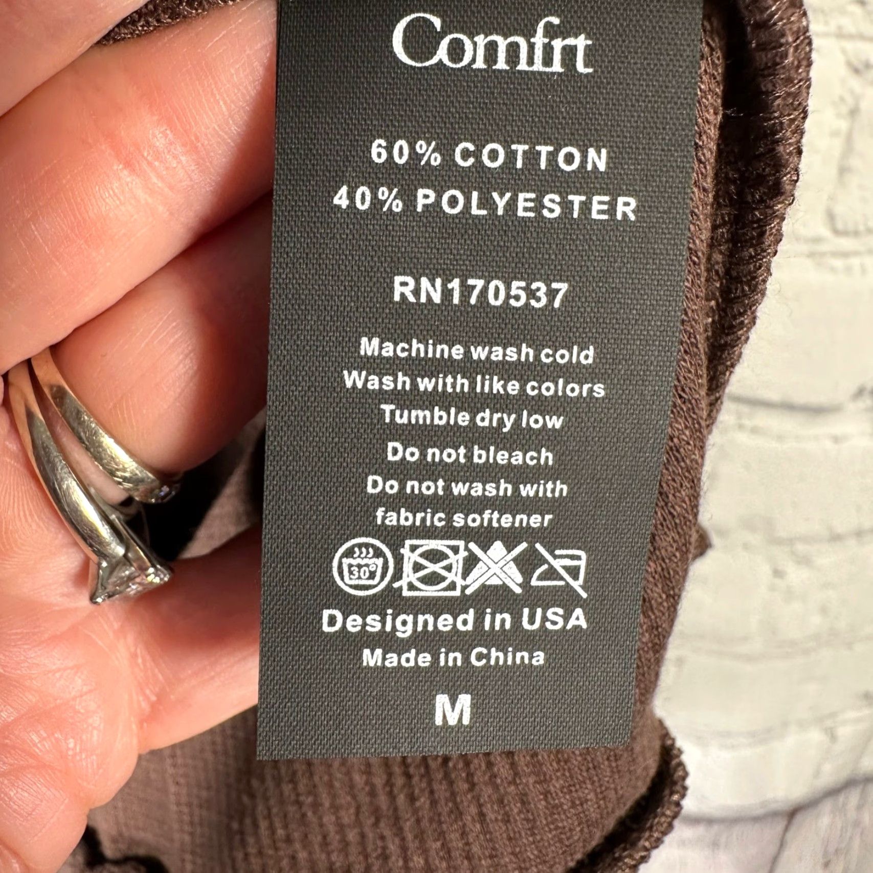 Vintage Comfrt Good Days Ahead waffle knit sweatshirt Brown Oversized Crewneck M Mens Size US M / EU 48-50 / 2 - 6 Thumbnail