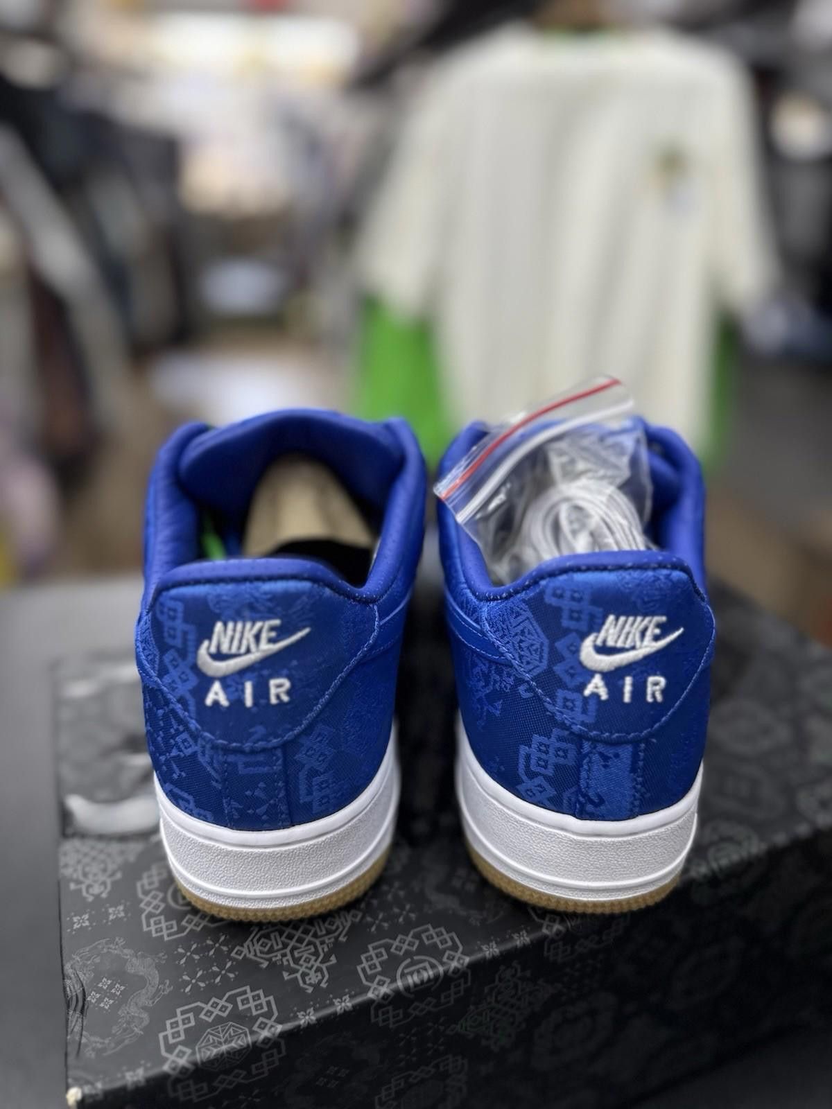 Nike Nike Air Force 1 Low CLOT Blue Size 8 Tear Away Silk NEW Size US 8 / EU 41 - 9 Thumbnail