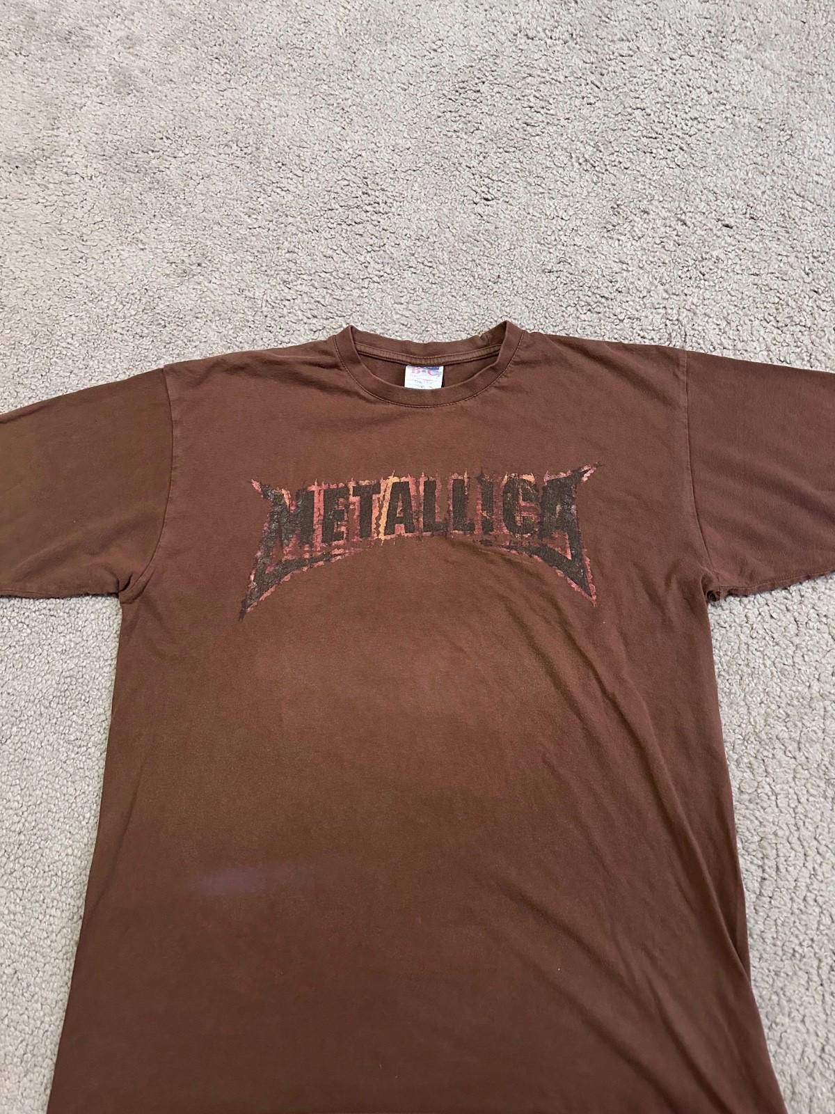 Metallica Vintage Metallica 2003 Concert Tour Band Tee T-shirt Y2K Size US XL / EU 56 / 4 - 3 Thumbnail