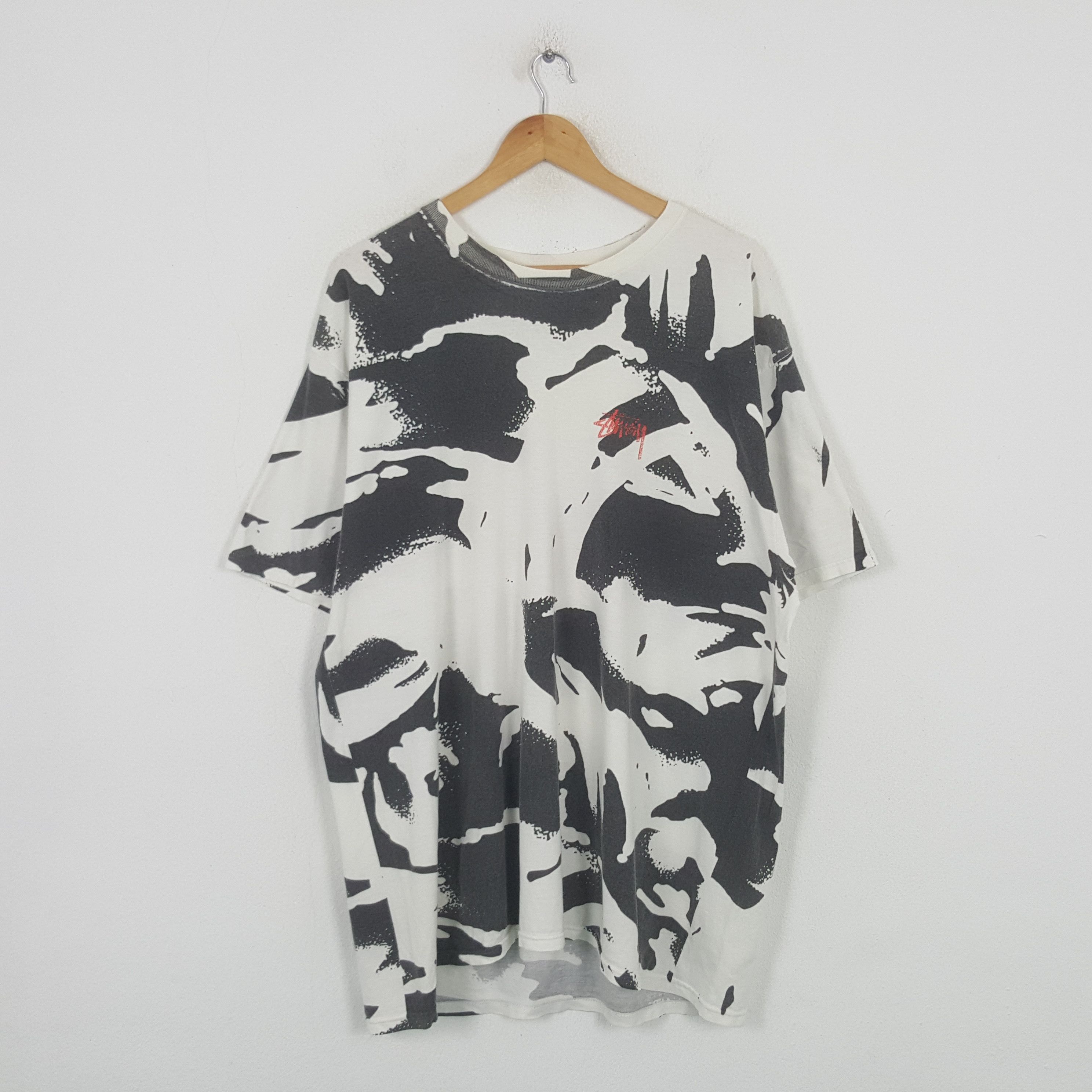 Stussy Vintage Stussy American Streetwear Overprint Tshirt RR8 Size US XXL / EU 58 / 5 - 3 Thumbnail